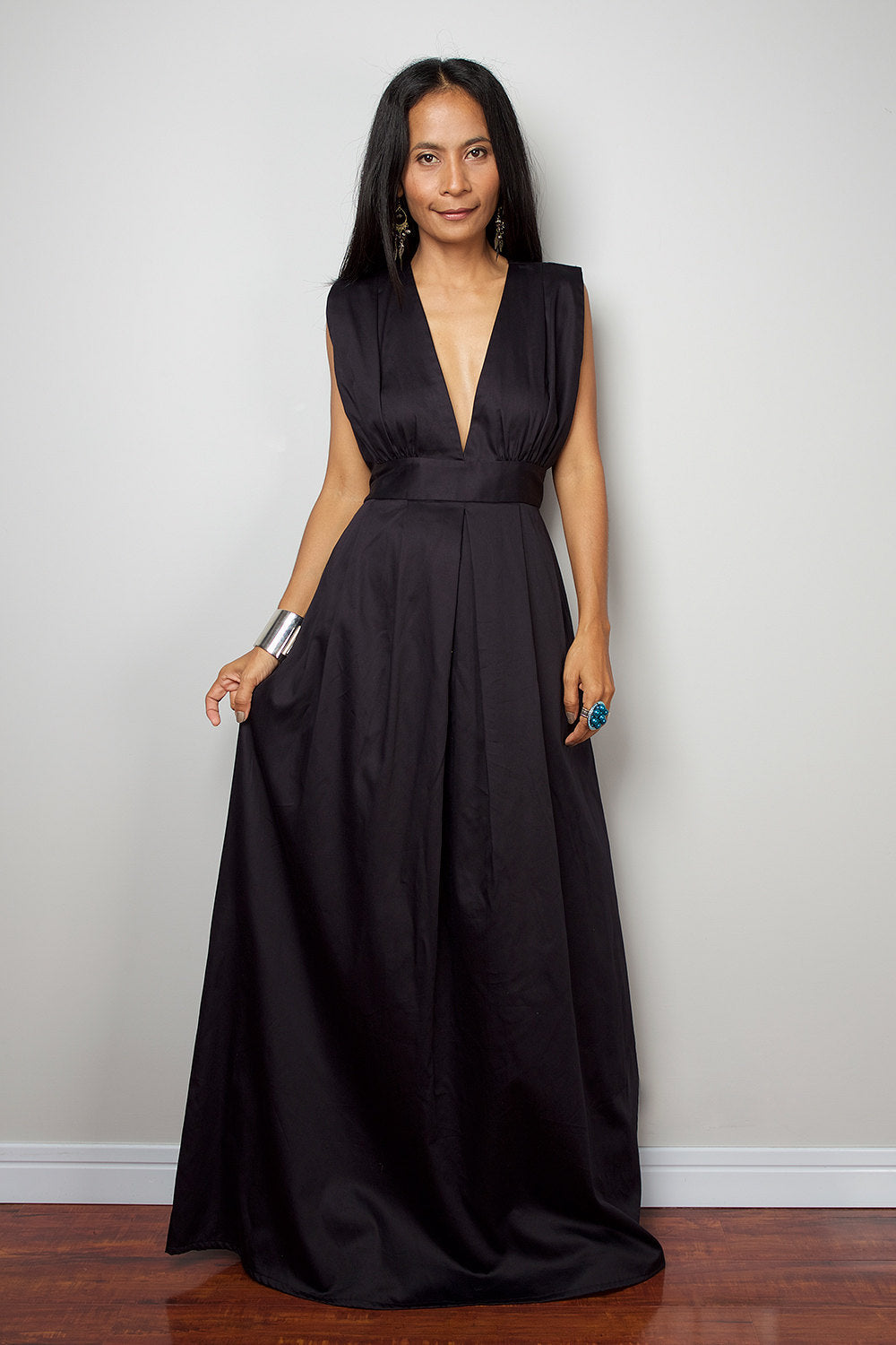 No Scrubs Maxi Dress In Black