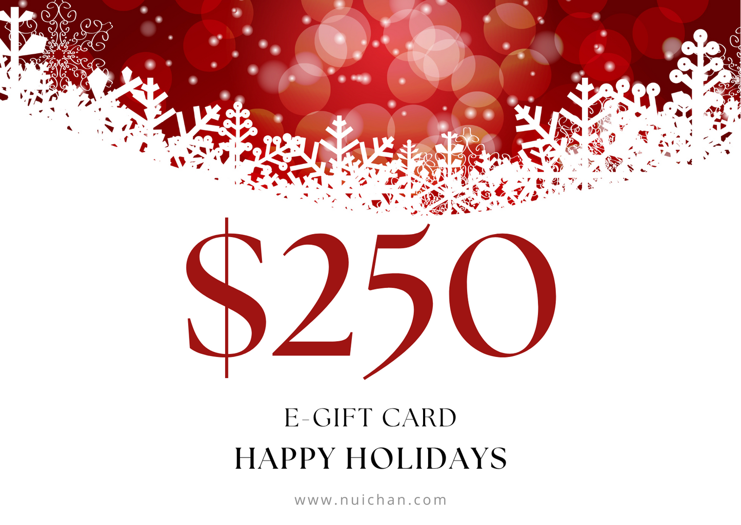 Holiday e-Gift Card