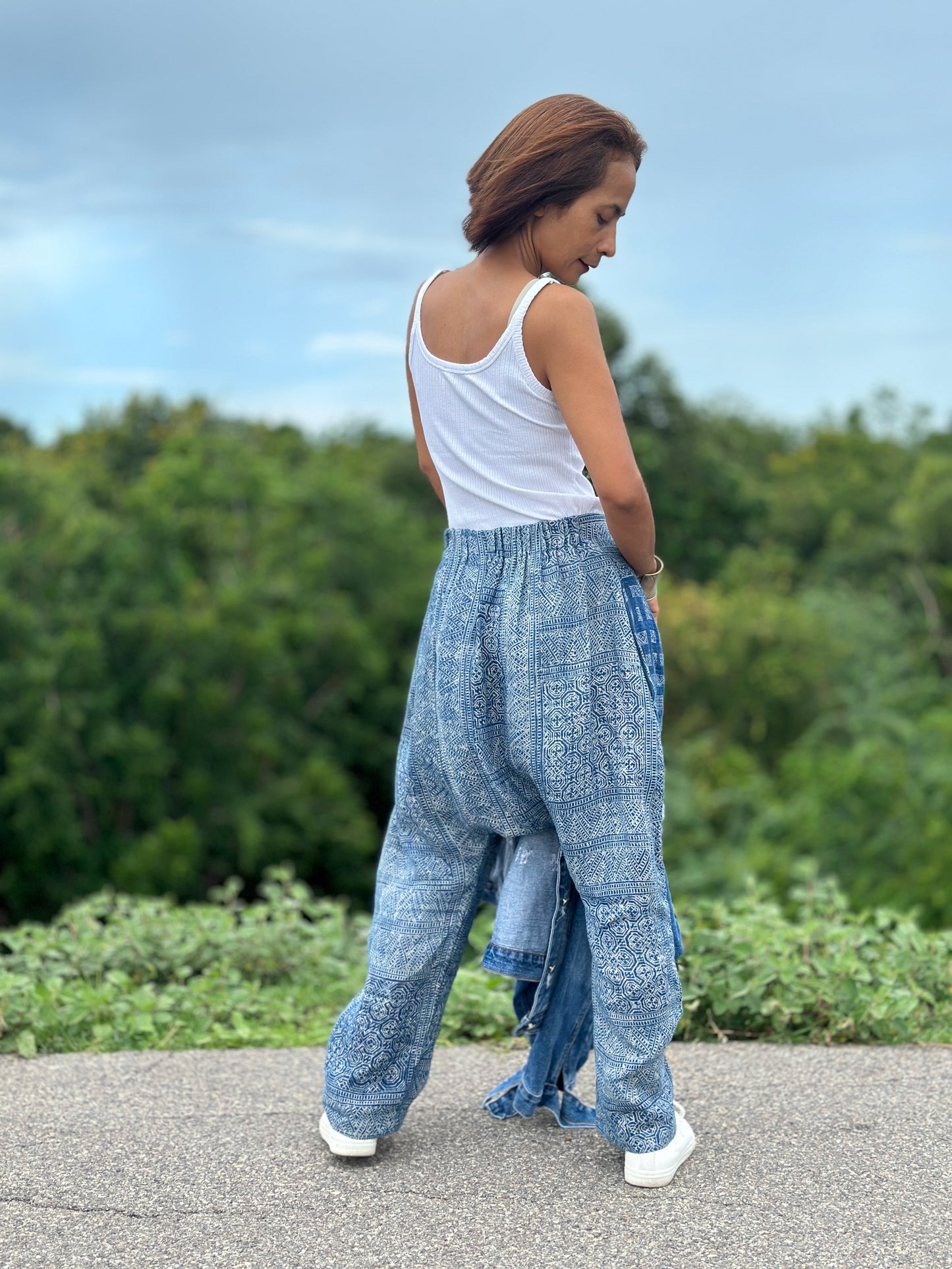 Batik harem pants