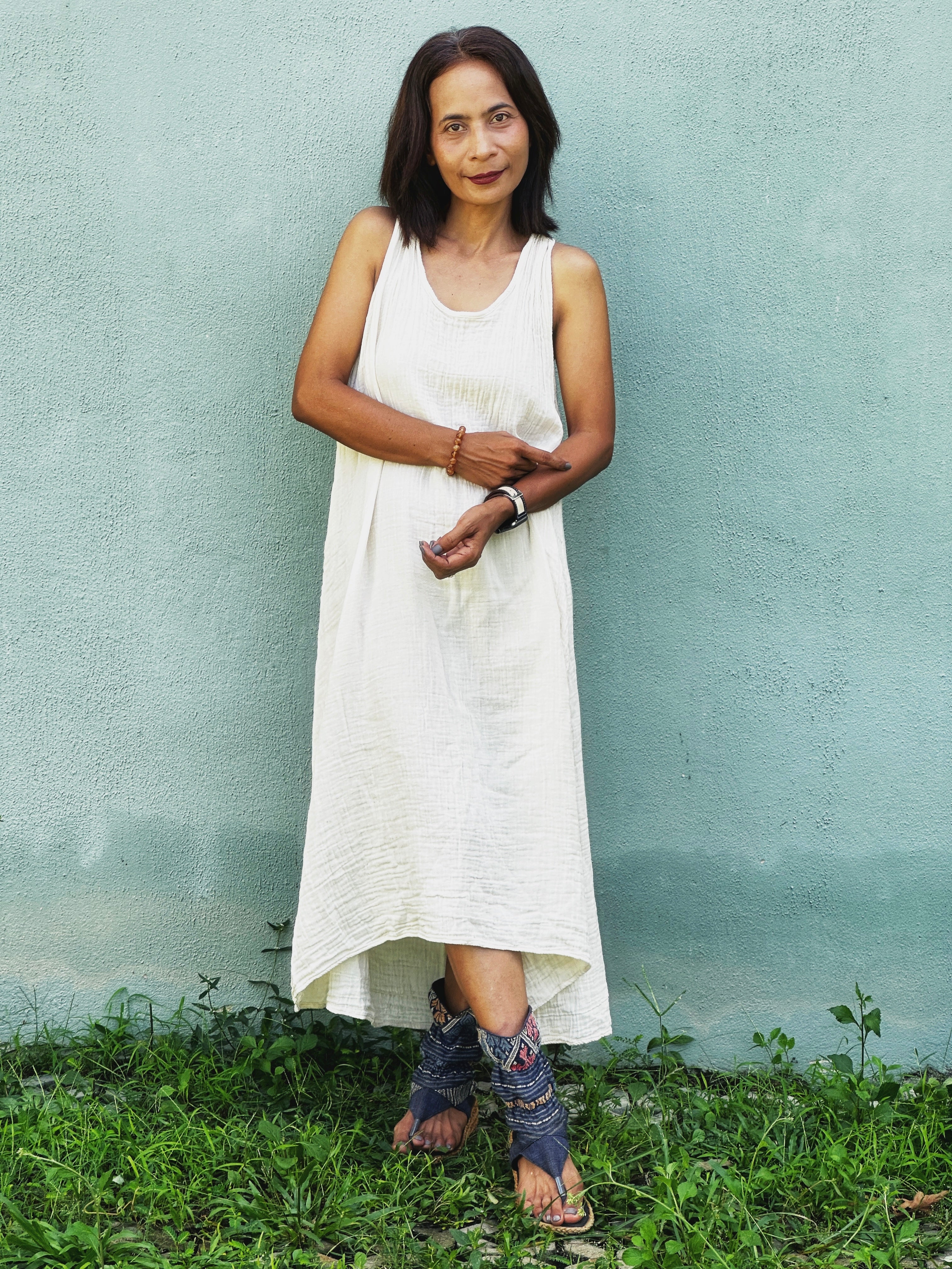 gauze cotton dresses Cotton Gauze Dress Women | Summer Maxi Dress