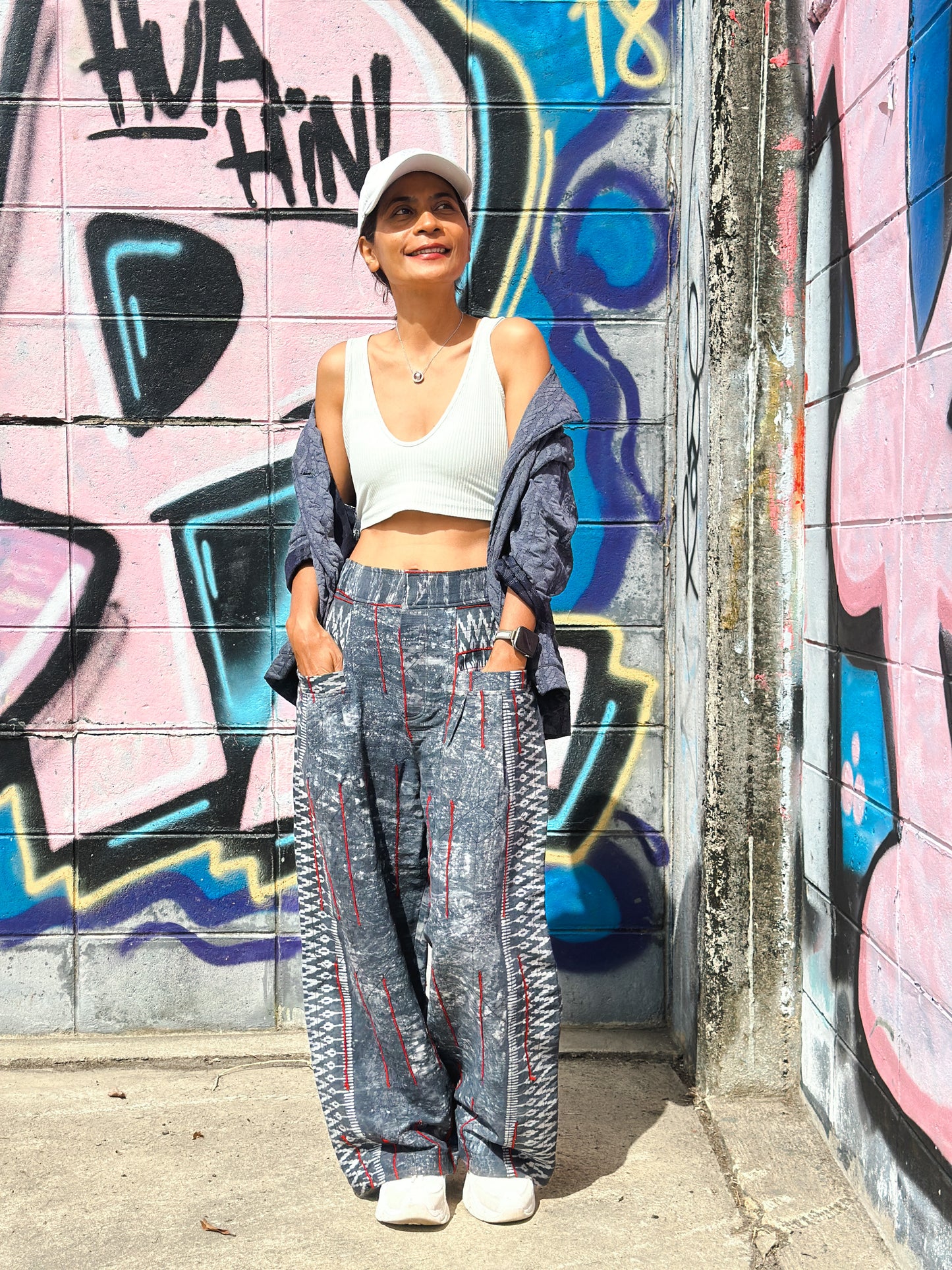 Batik hemp pants