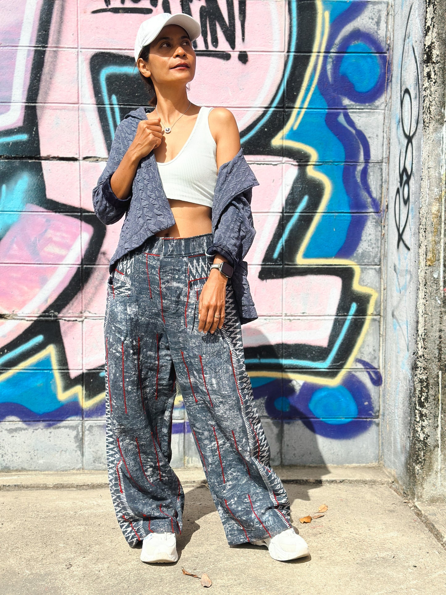 Batik hemp pants