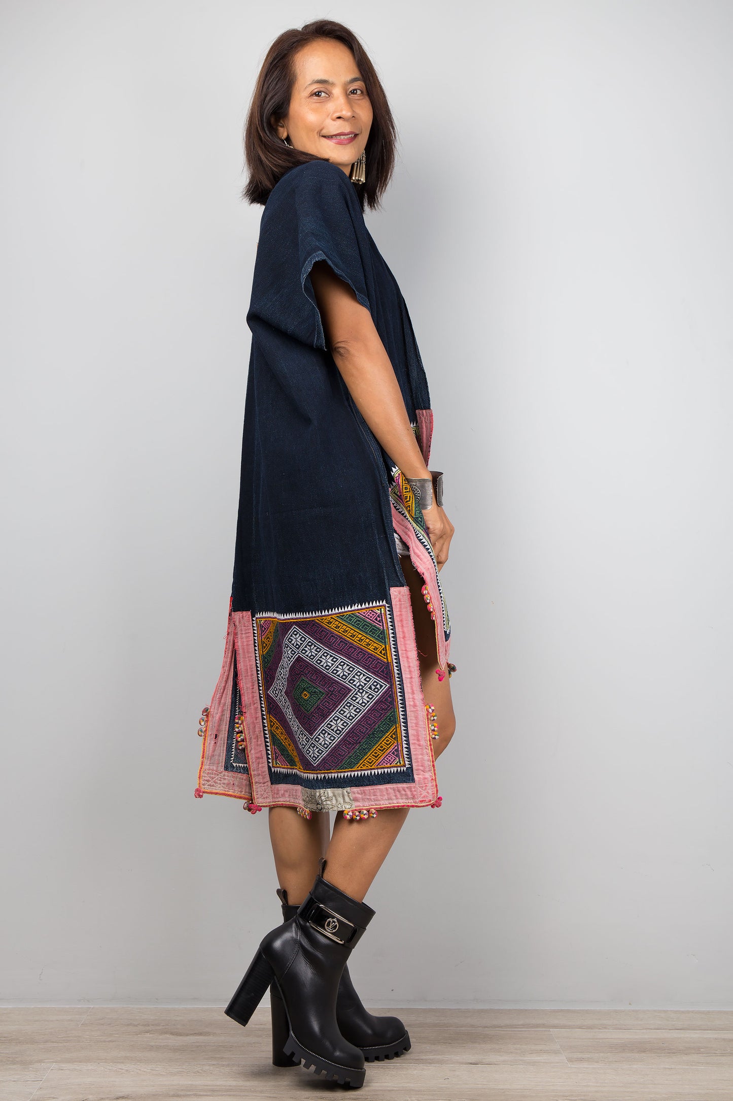 Short front kaftan top