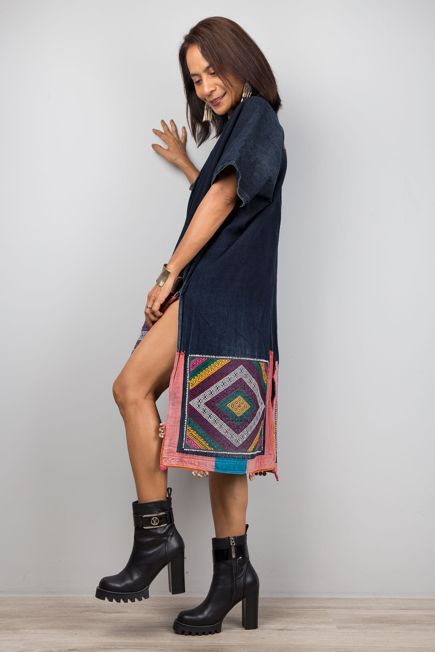 Short front kaftan top