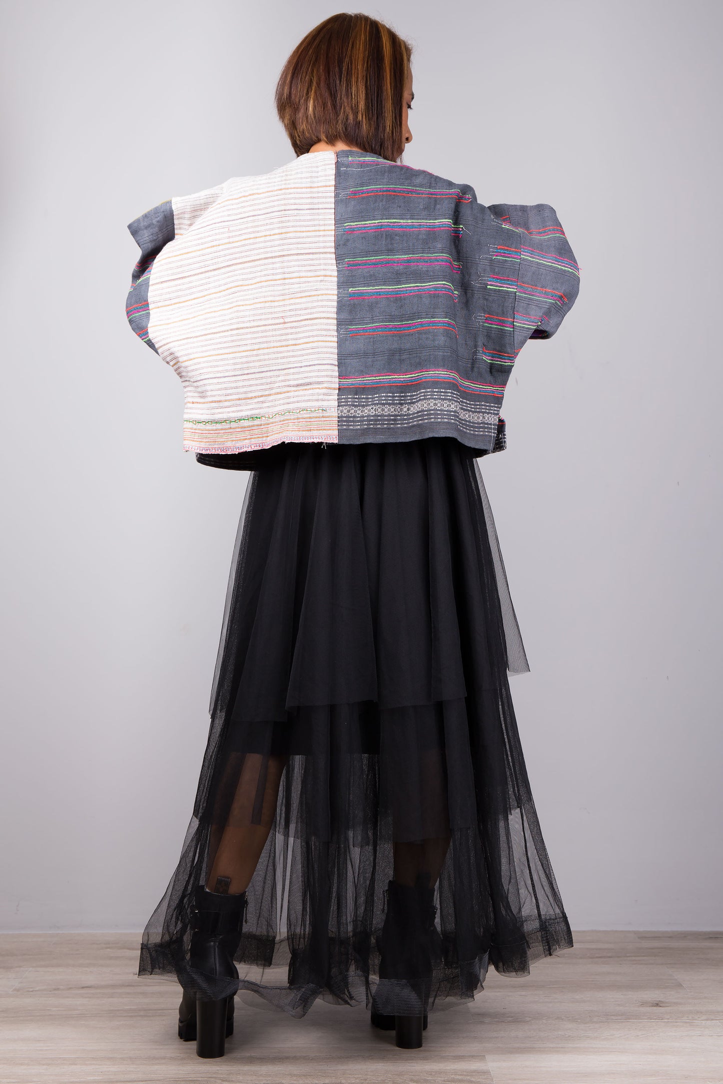 Oversized hemp pullover top