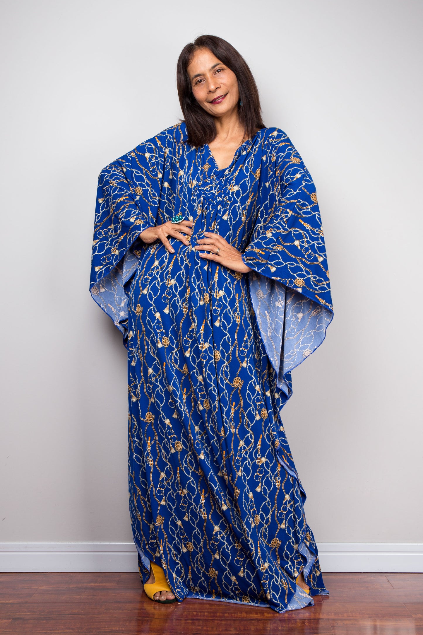 Blue Caftan Dress