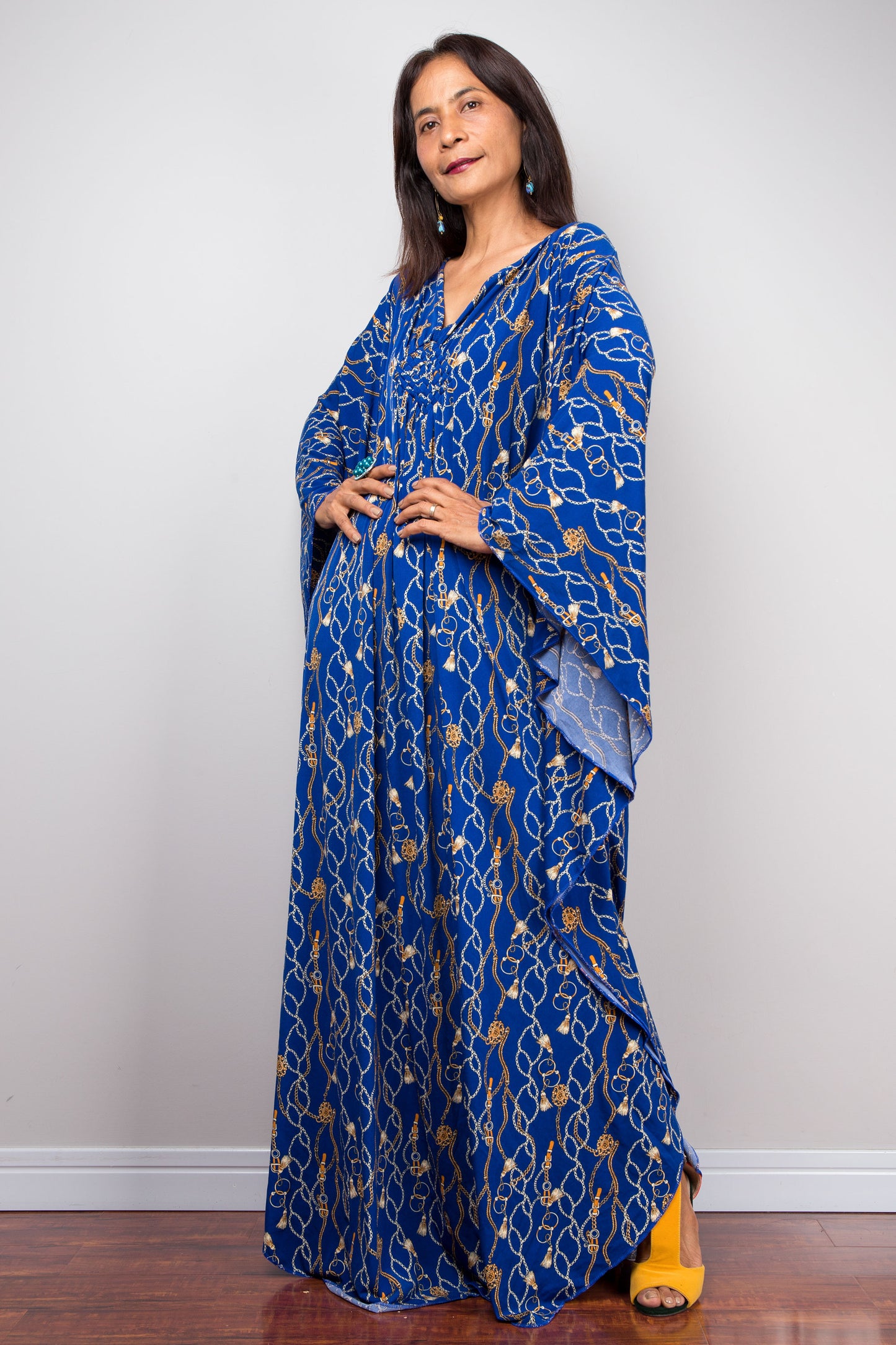 Blue Caftan Dress