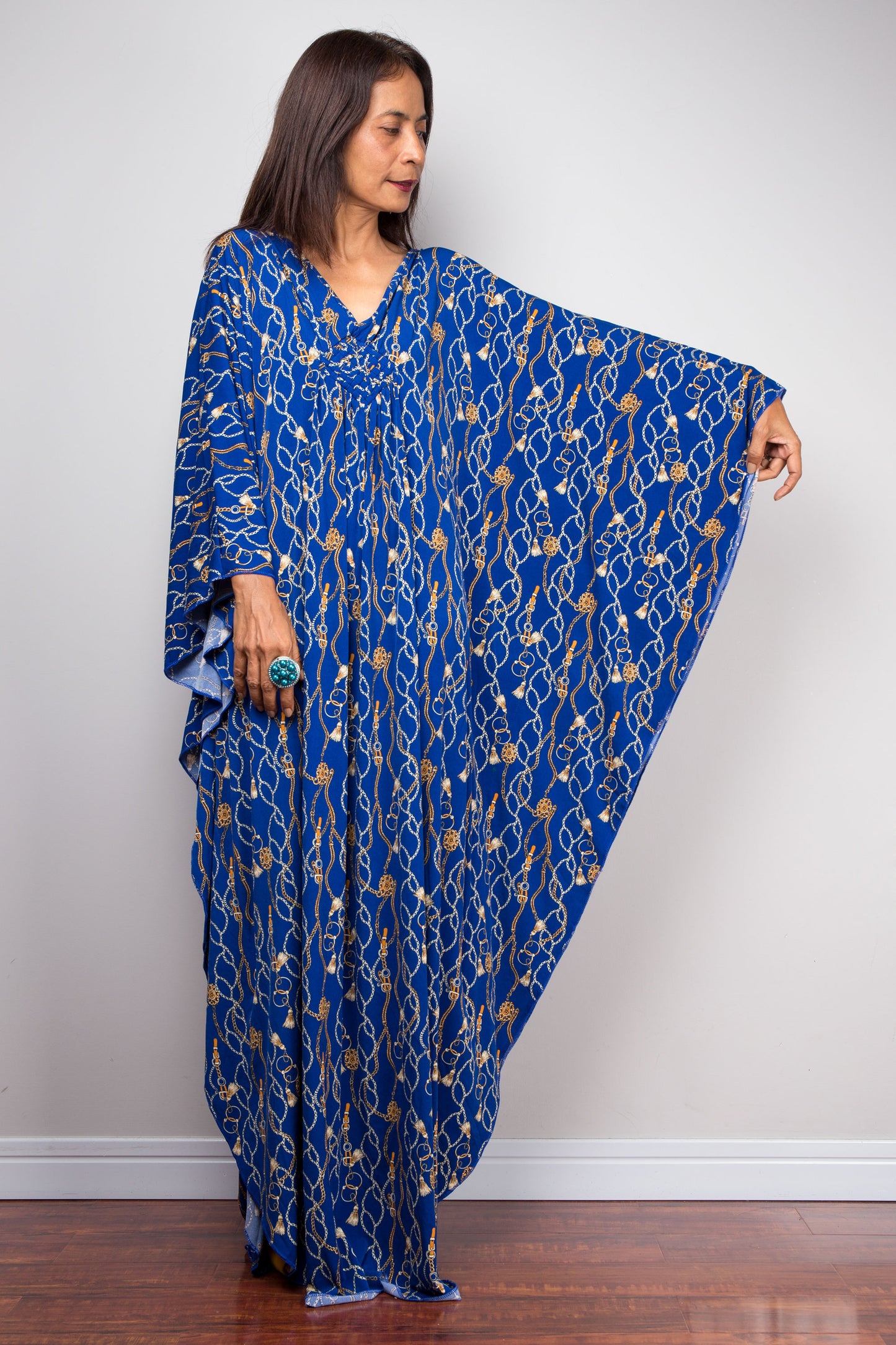 Blue Caftan Dress