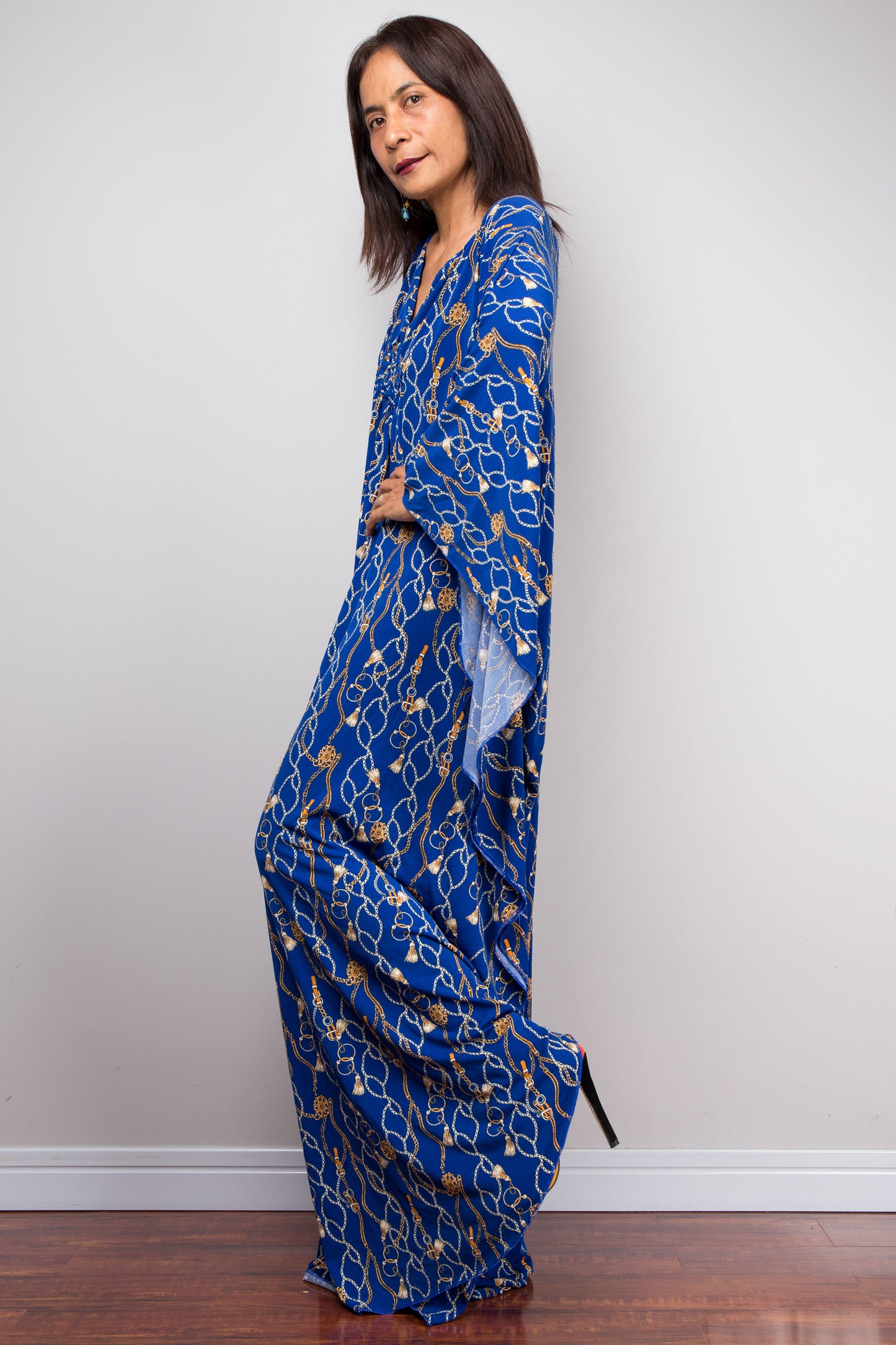 Blue Caftan Dress