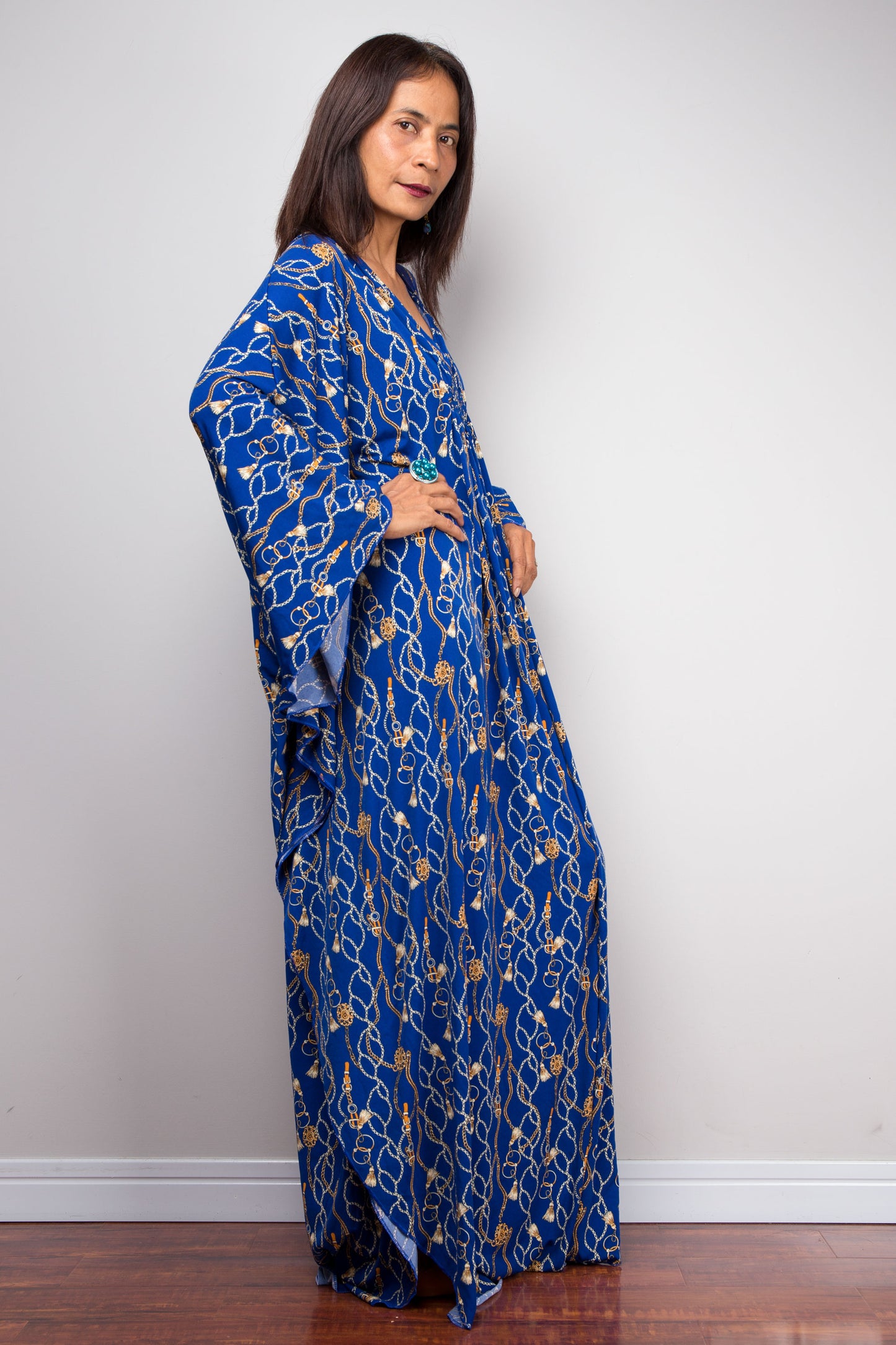 Blue Caftan Dress