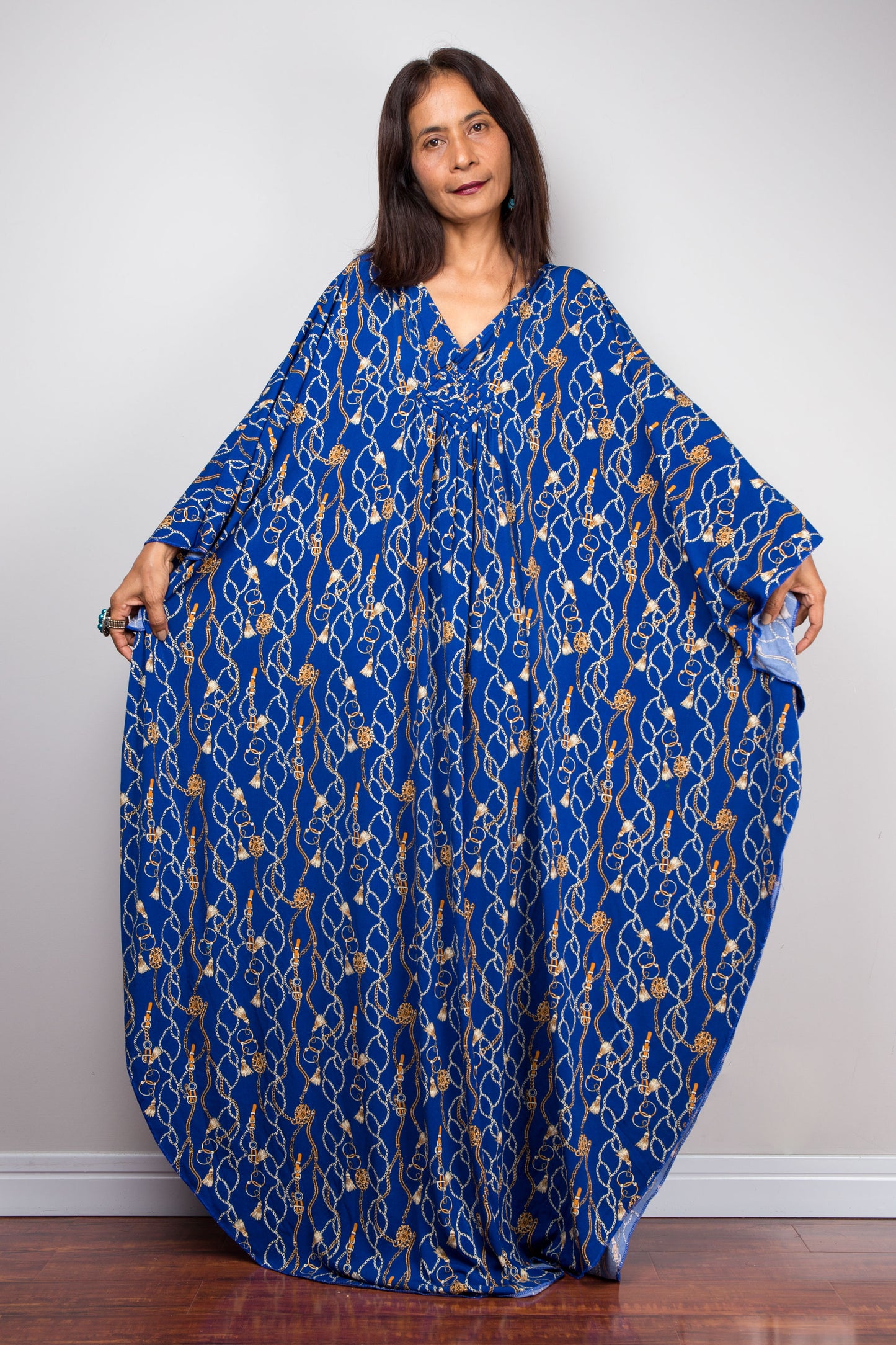 Blue Caftan Dress