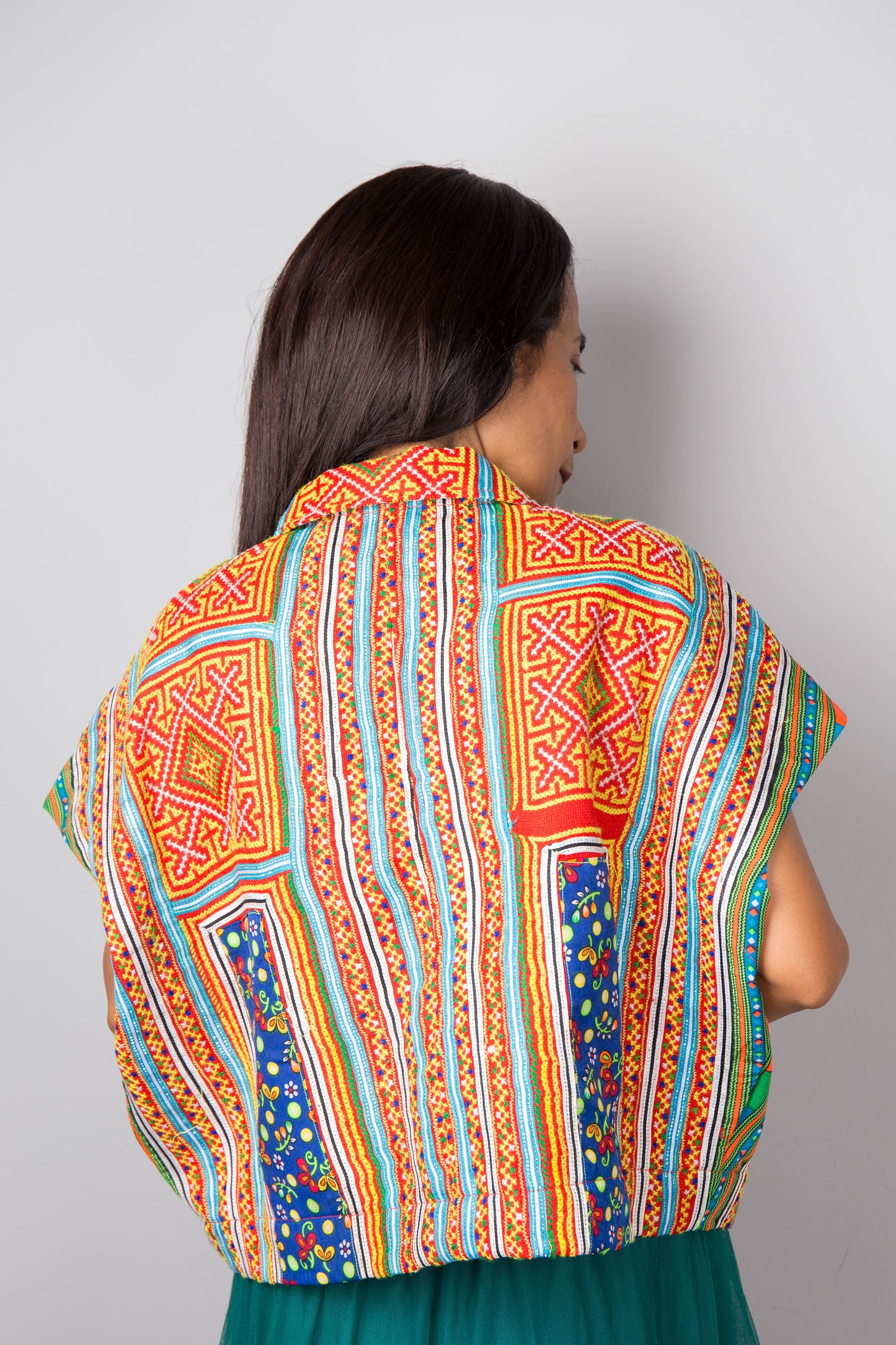 Embroidered blouse top