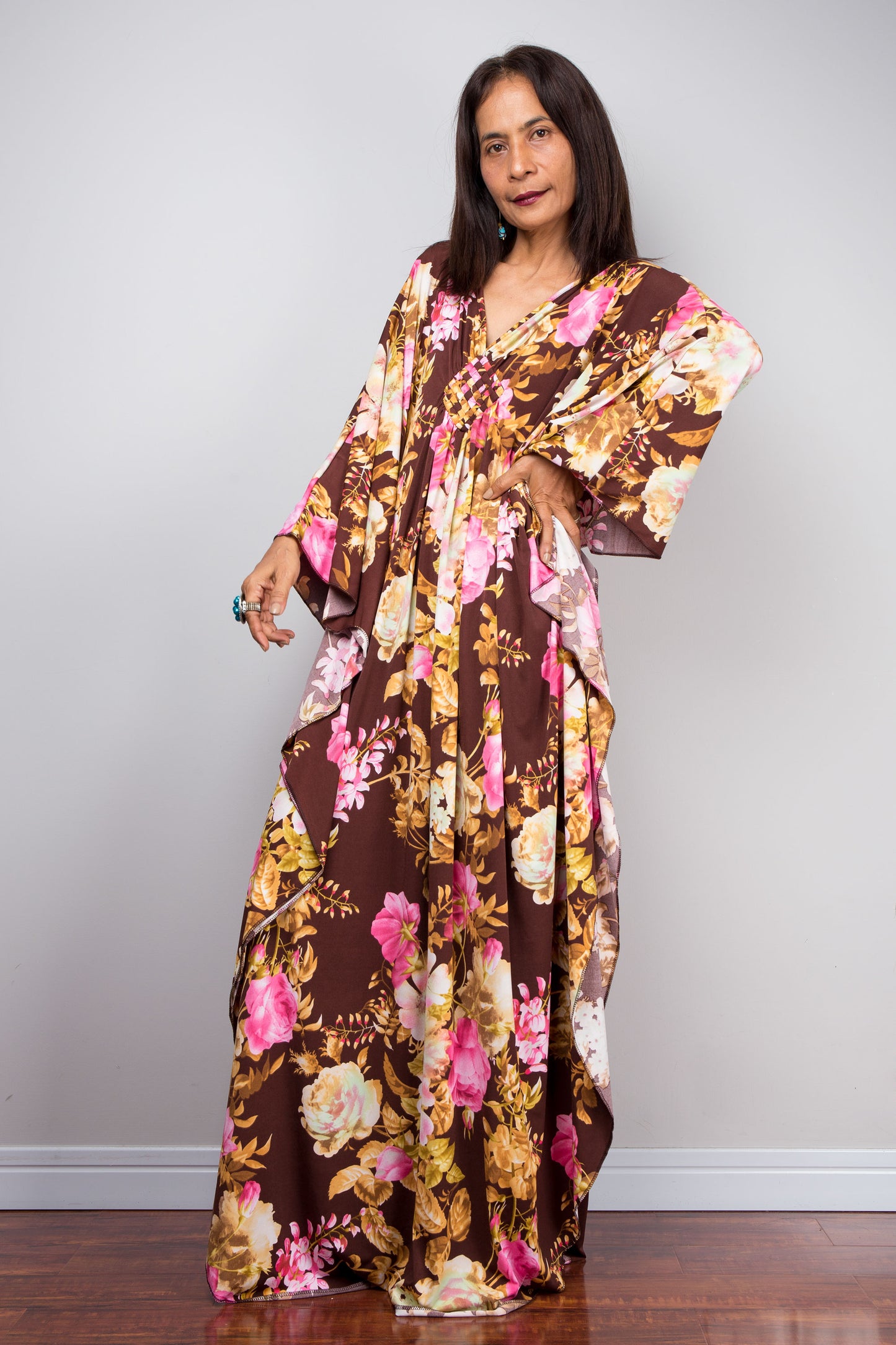 Floral Caftan Dress