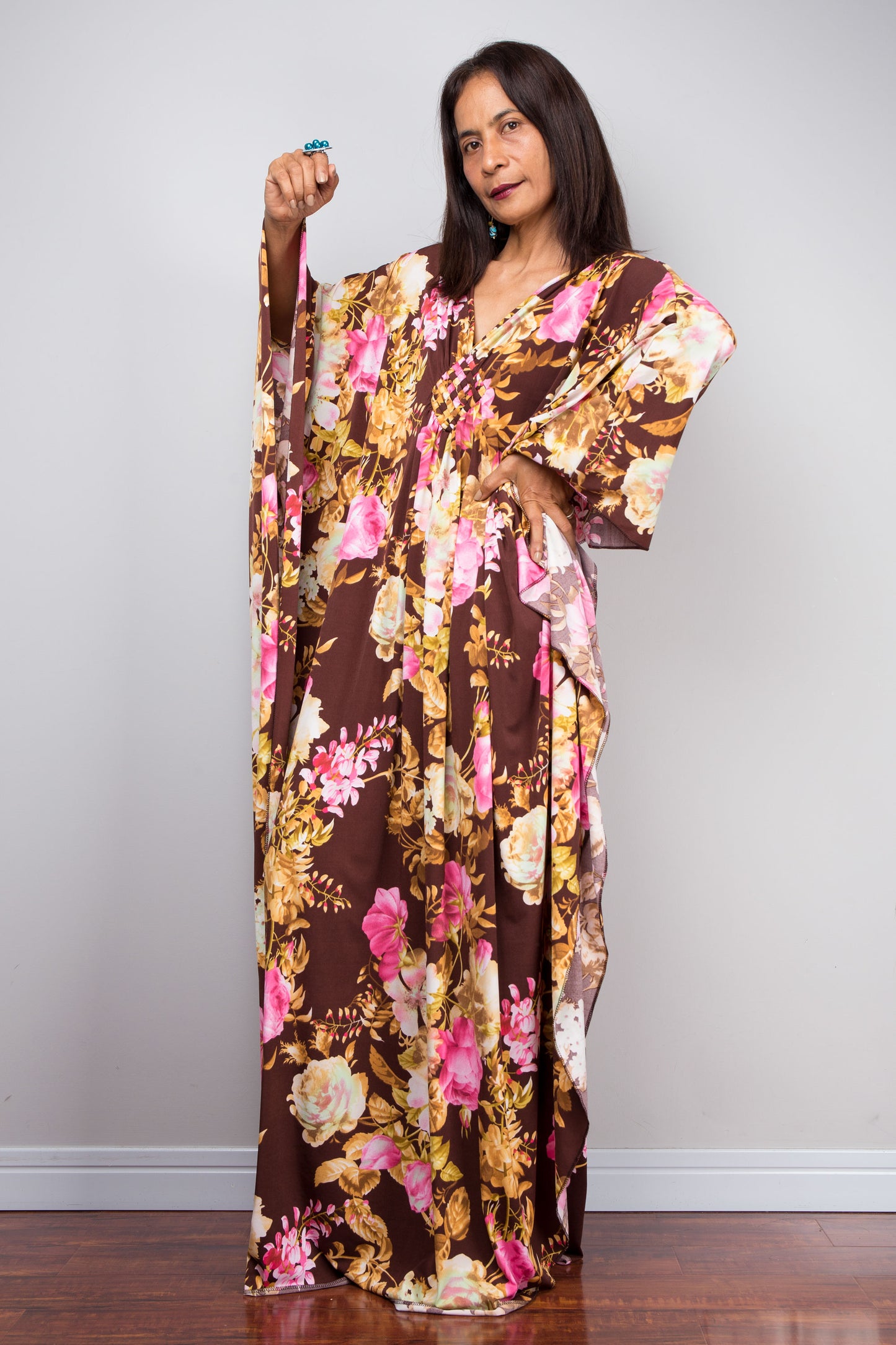 Floral Caftan Dress