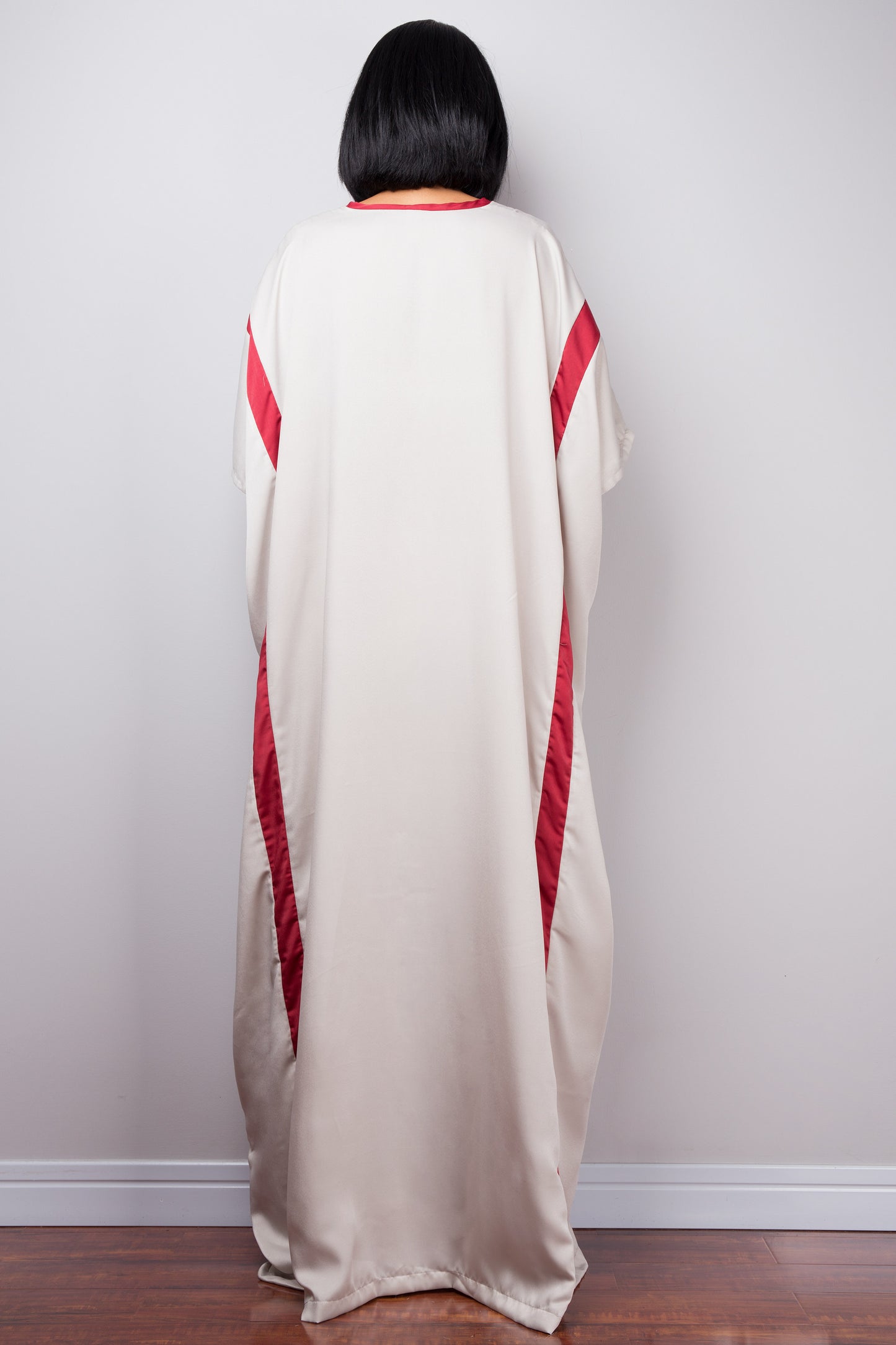 Grey caftan dress