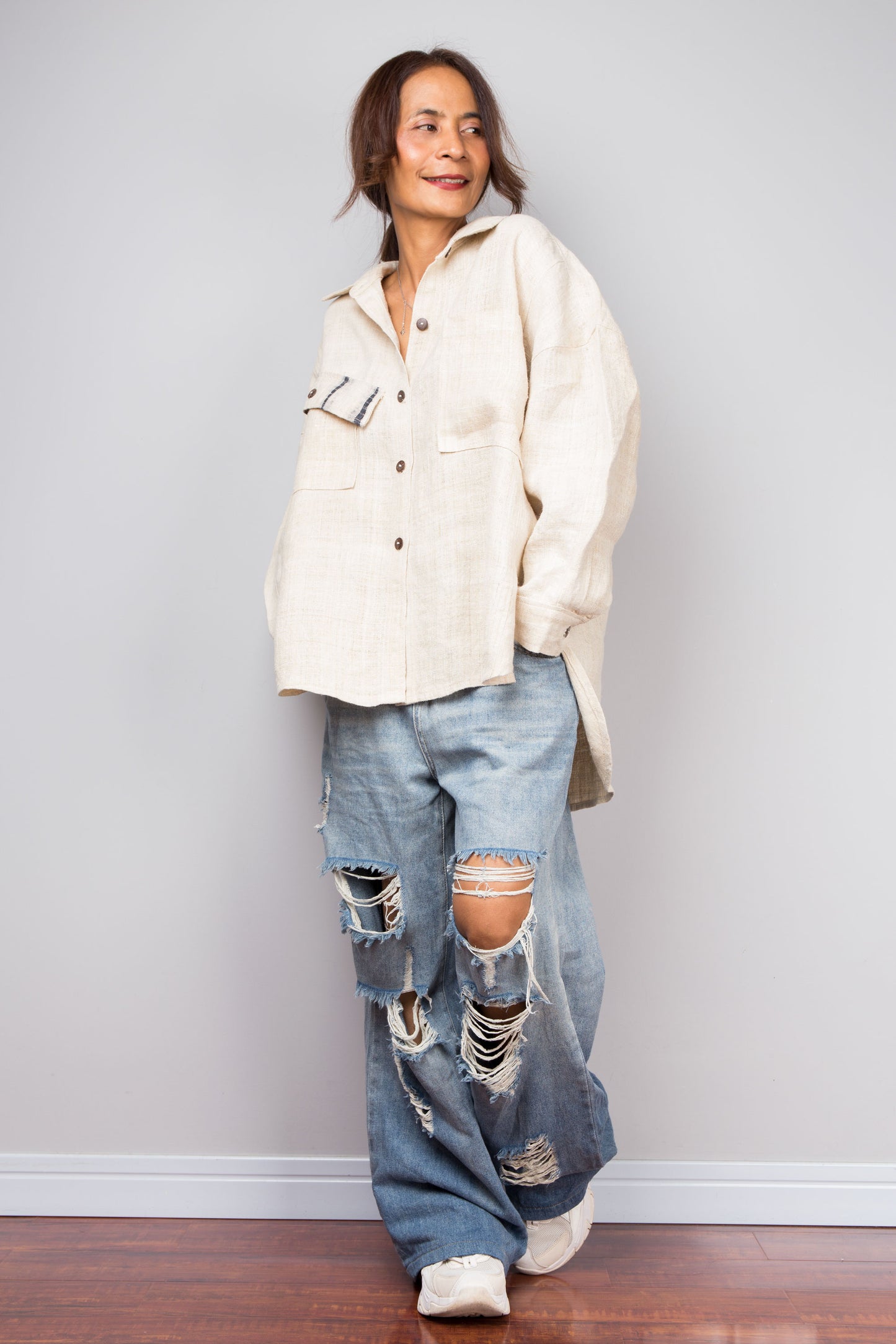 Hemp Button Shirt