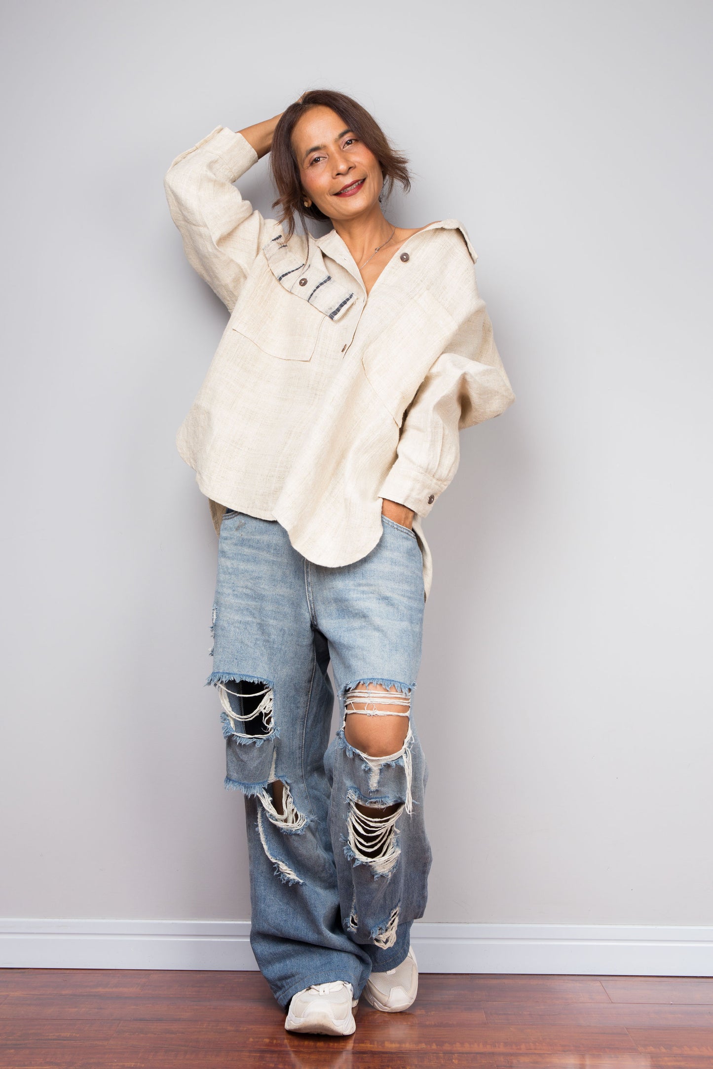 Hemp Button Shirt