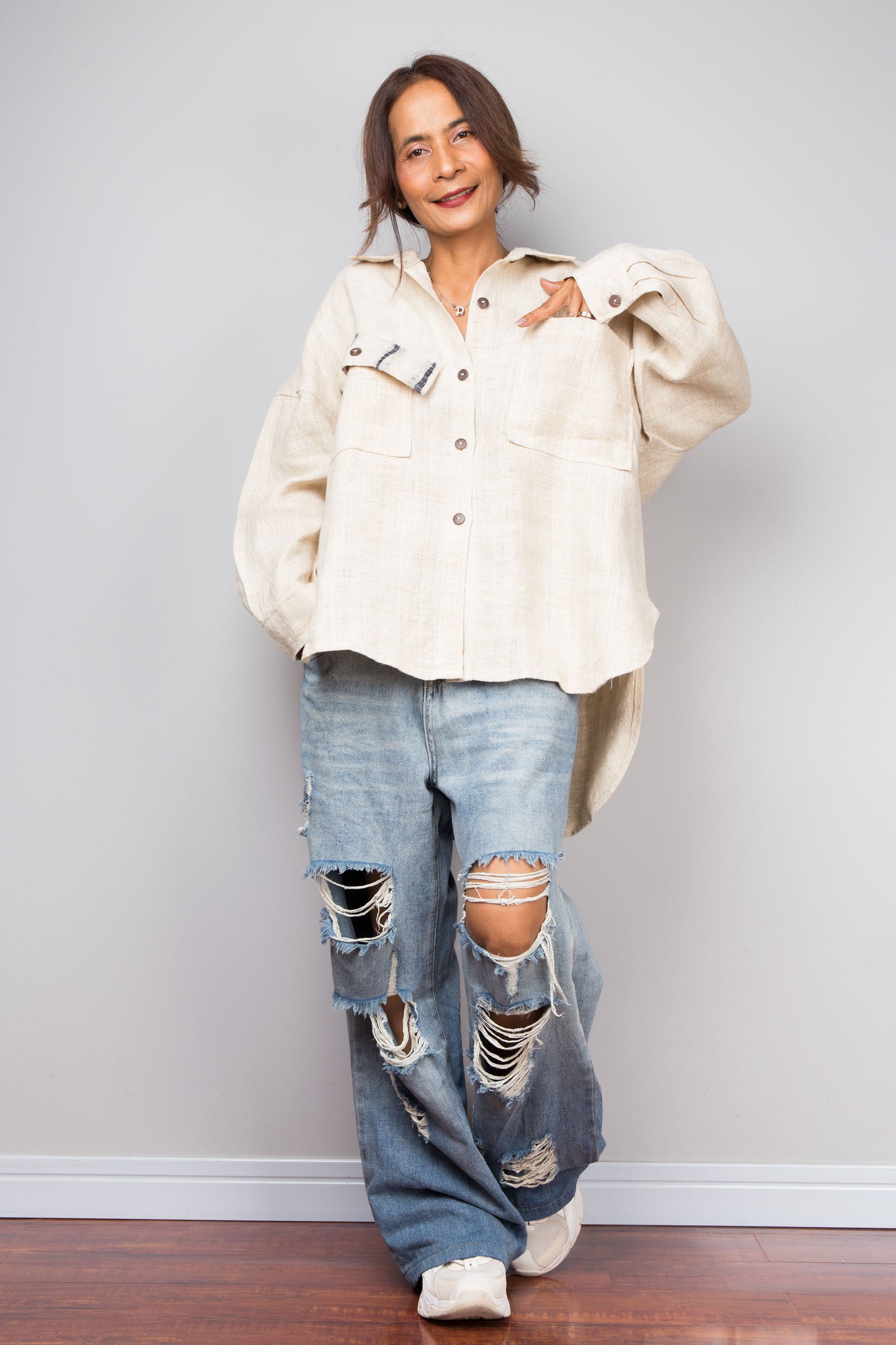Hemp Button Shirt