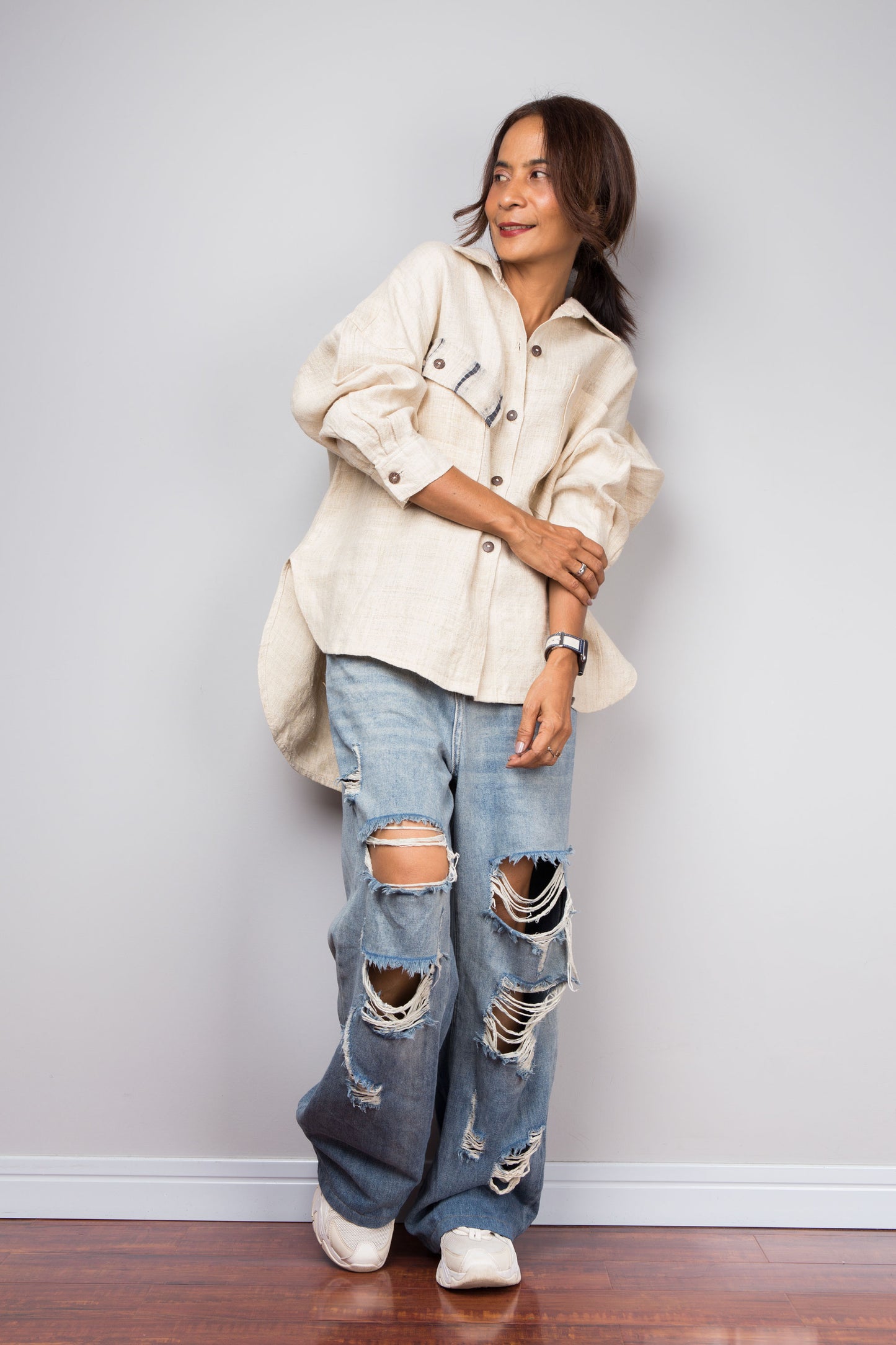 Hemp Button Shirt