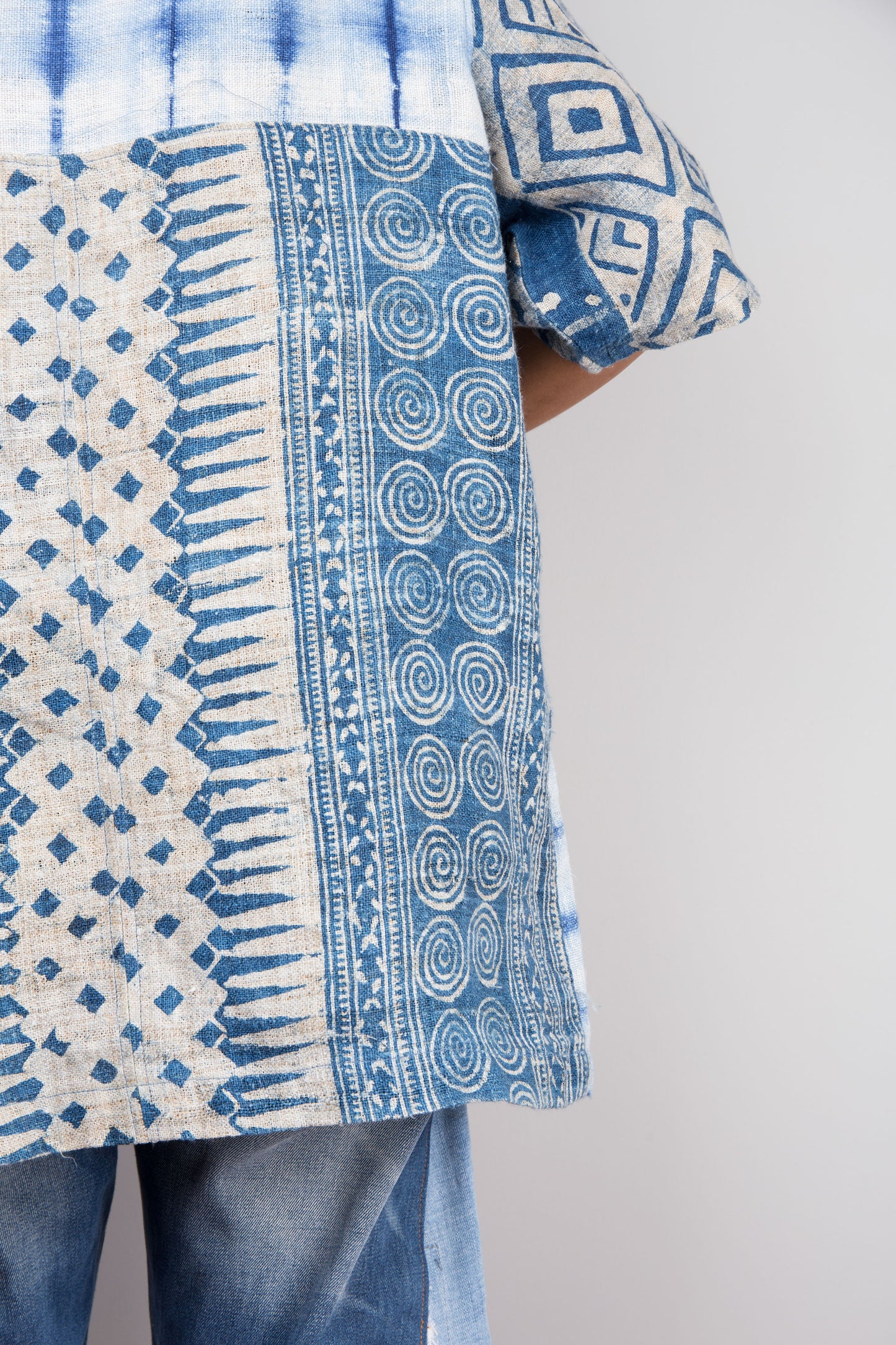 Patchwork Indigo Tunic
