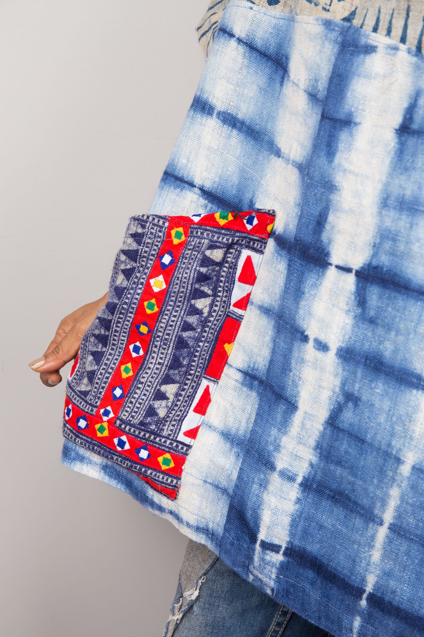 Patchwork Indigo Tunic