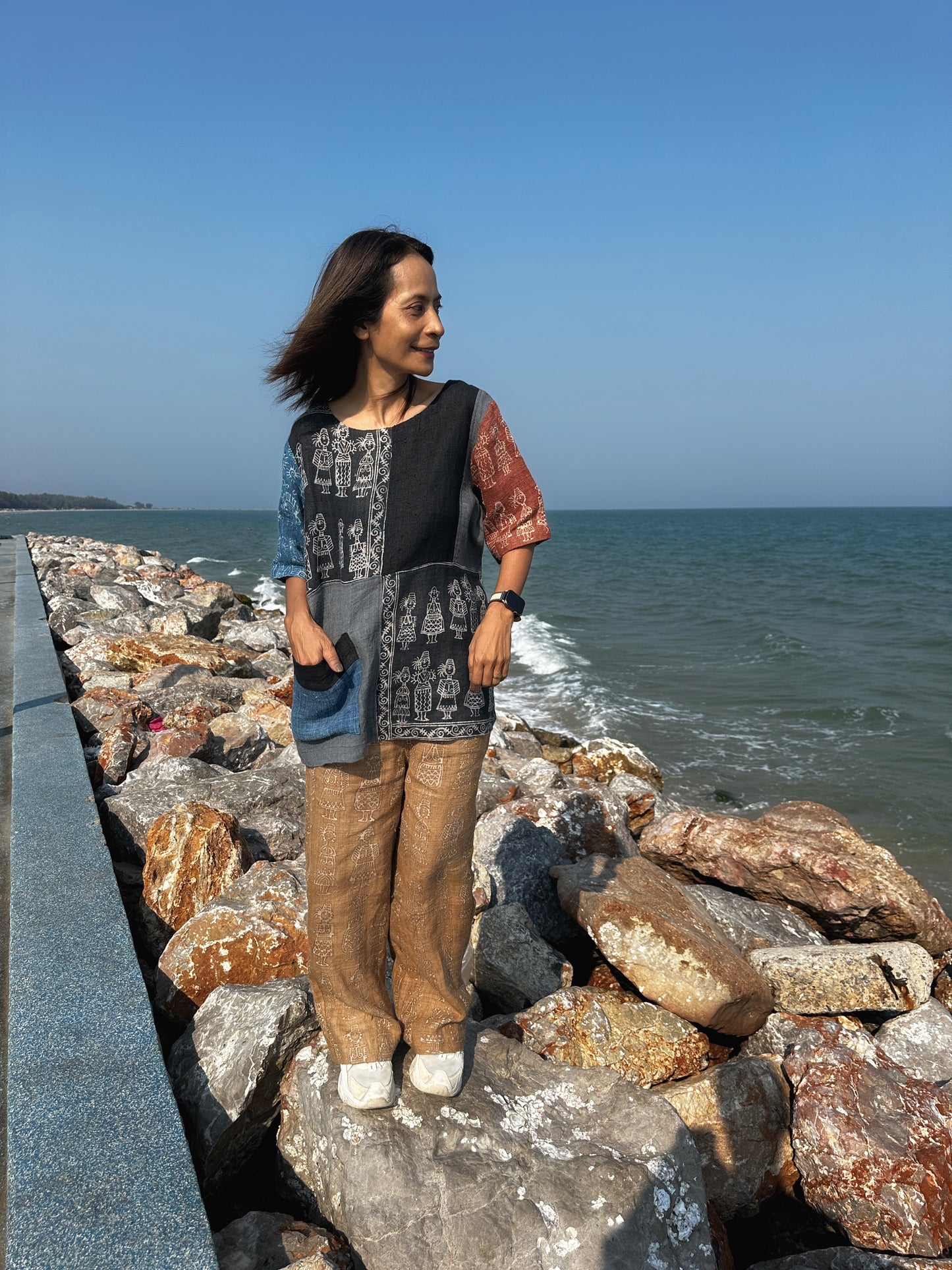 Patchwork Tunic Shirt