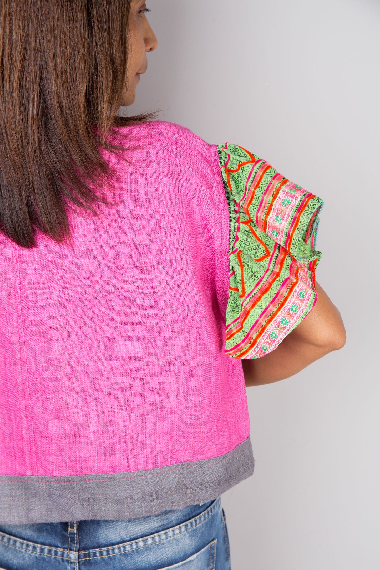Hemp blouse top