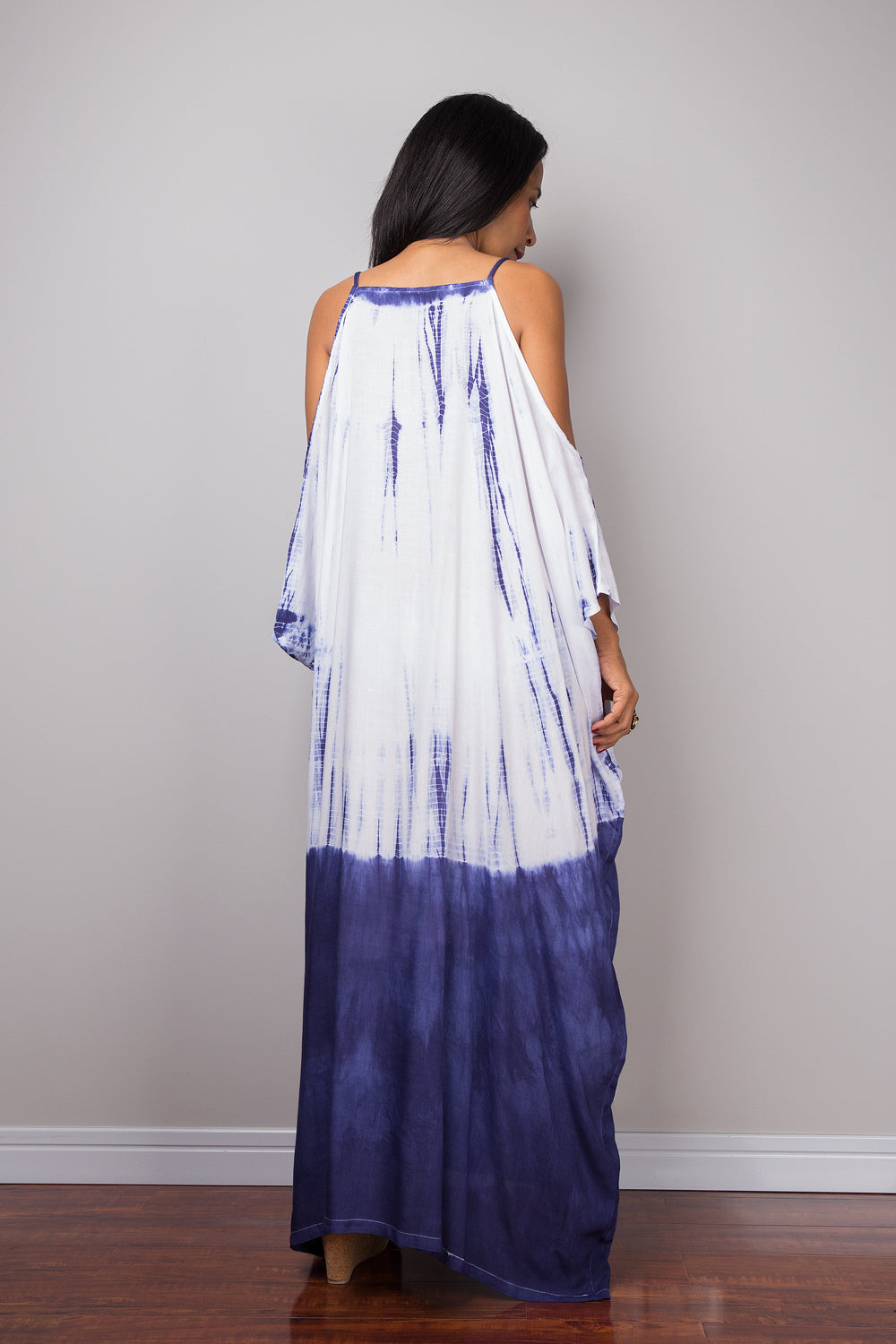 Shibori-Batik-Kaftankleid
