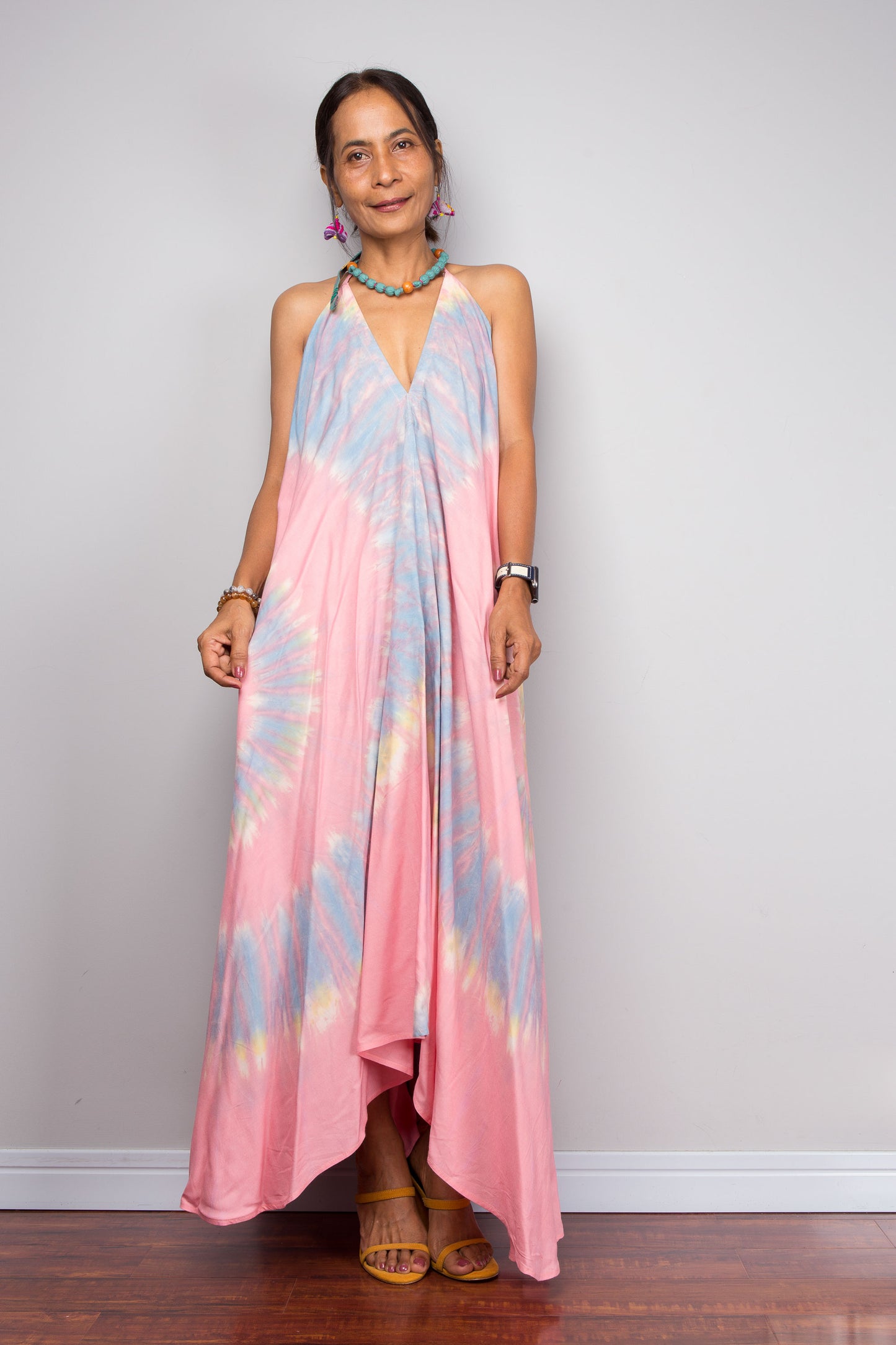 Batik-Trägerkleid