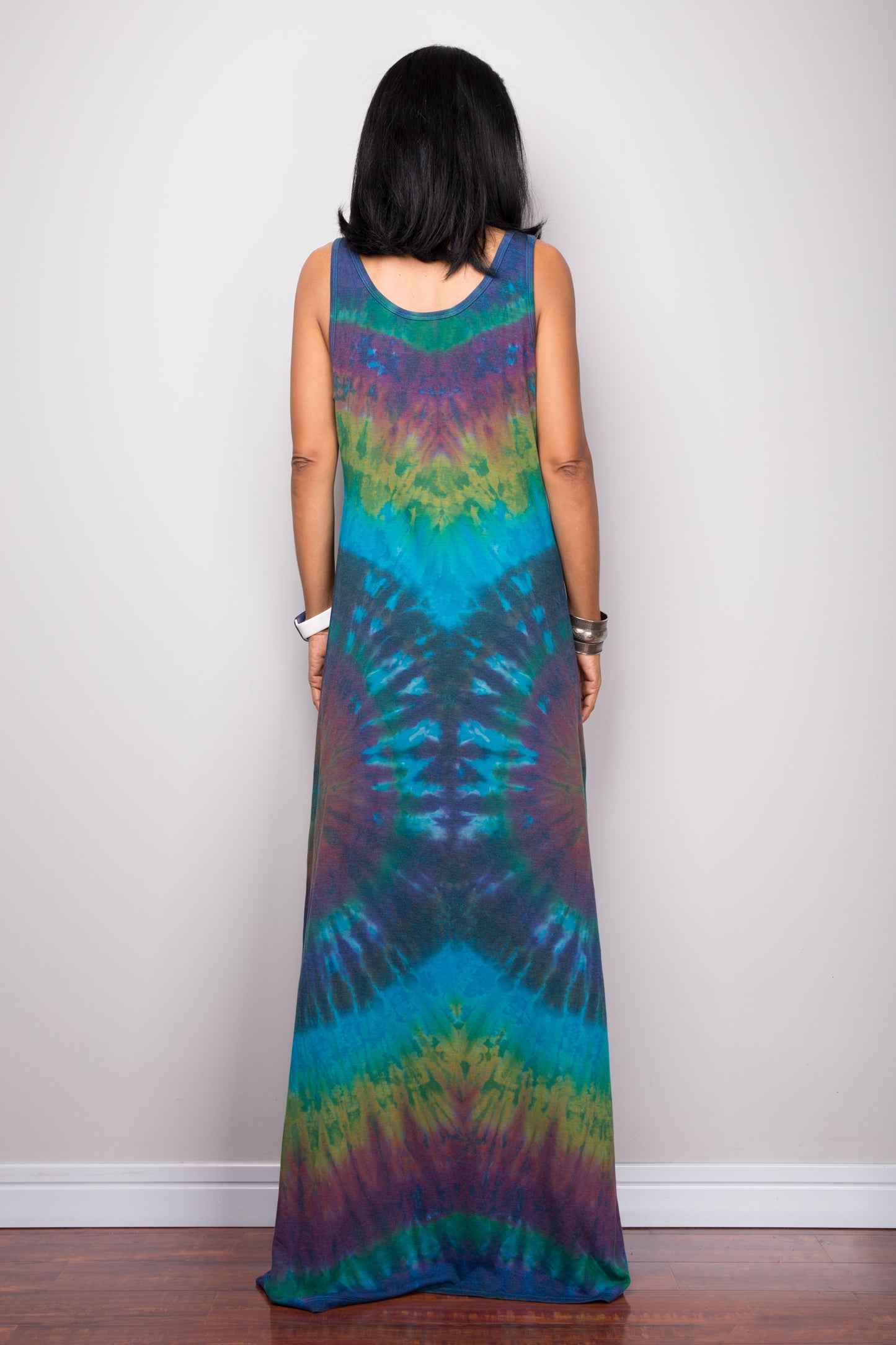 Ärmelloses Batik-Kleid