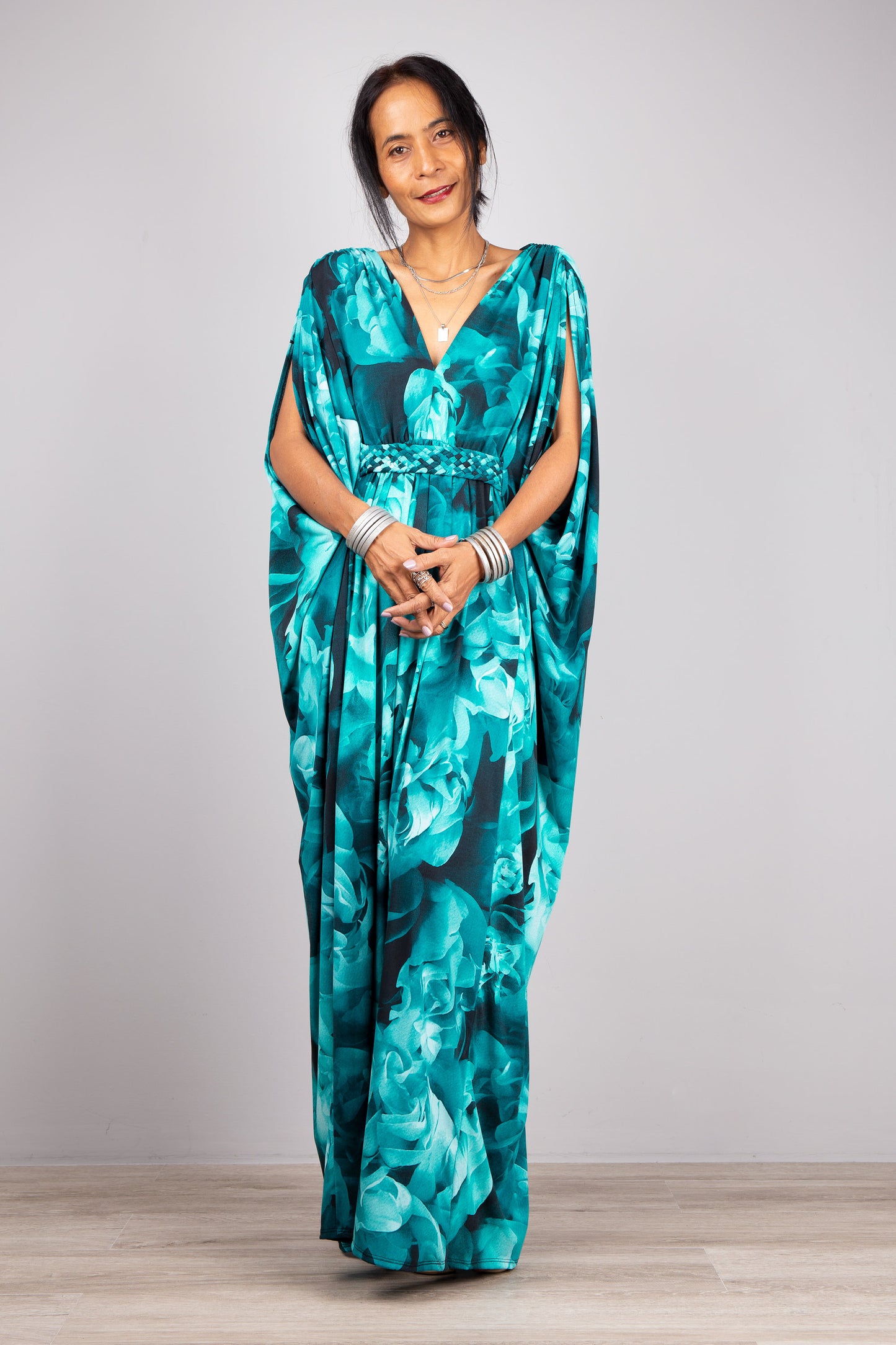 Blumen-Maxikleid