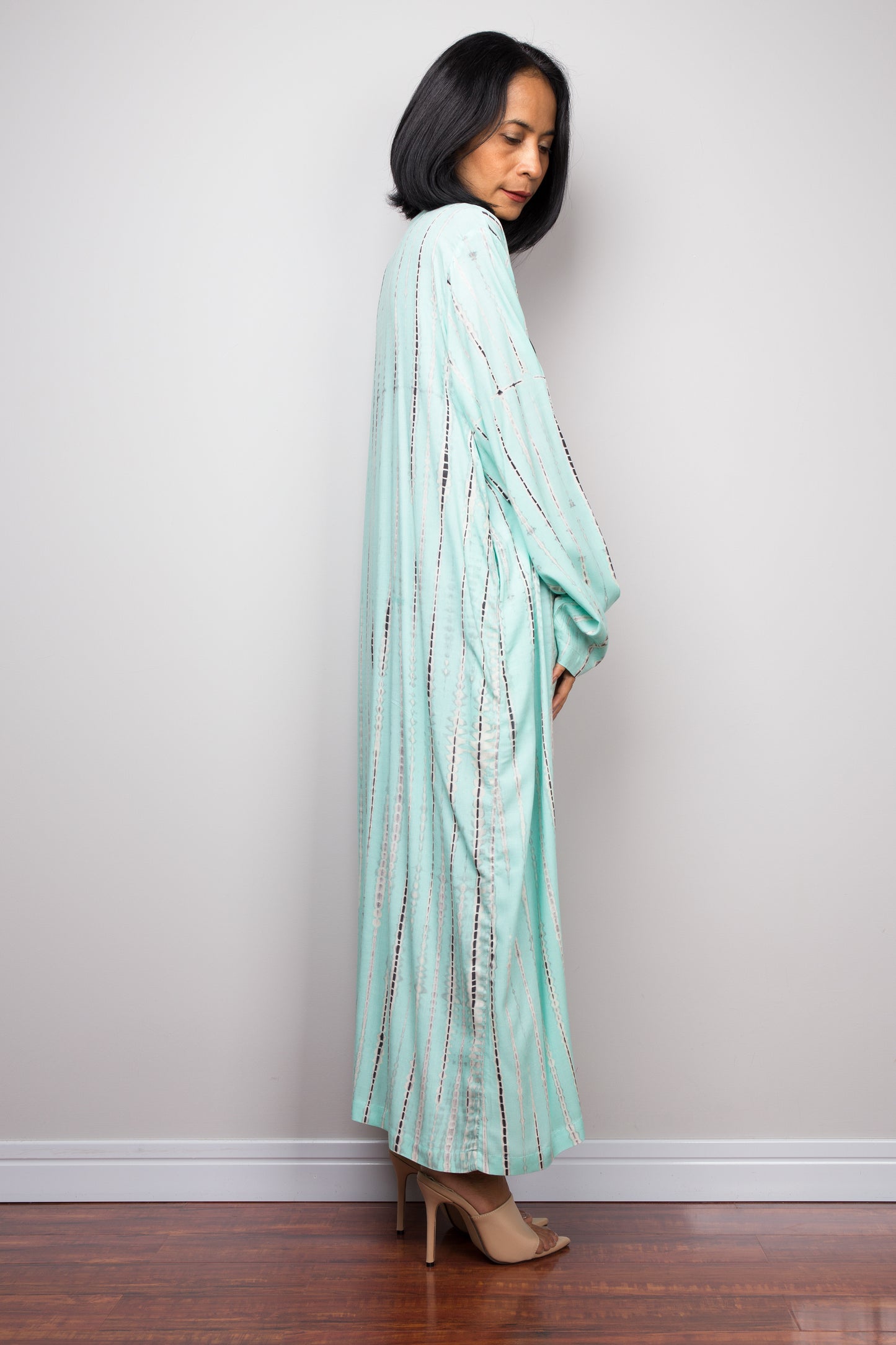 Mint Green Tie Dye Cardigan