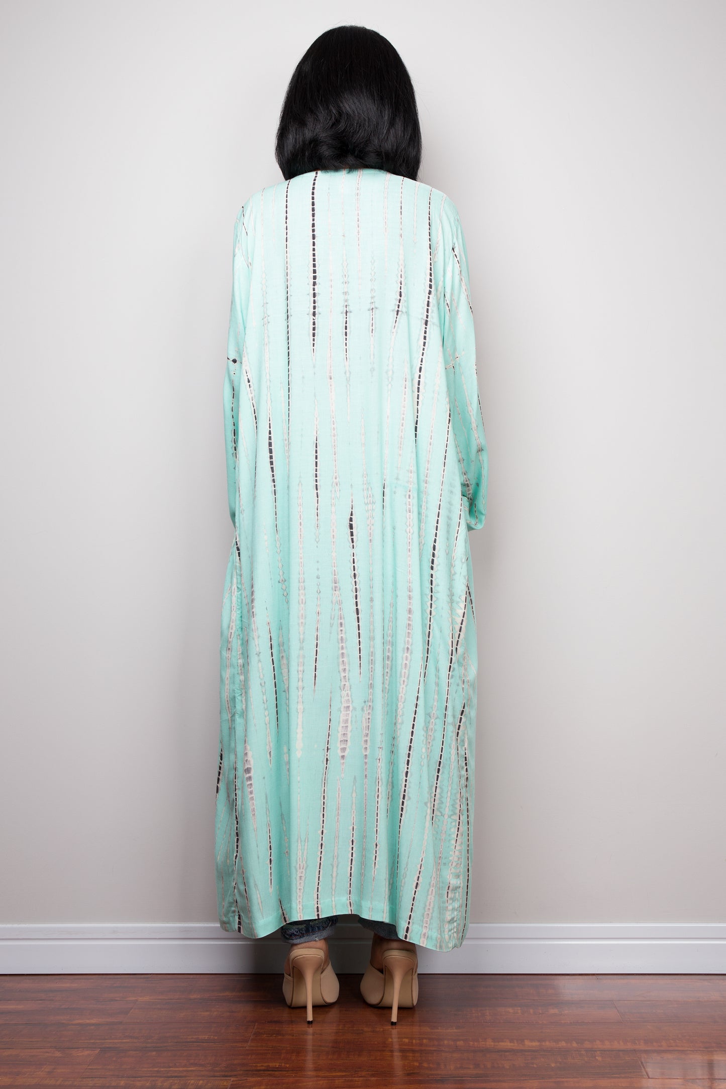 Mint Green Tie Dye Cardigan