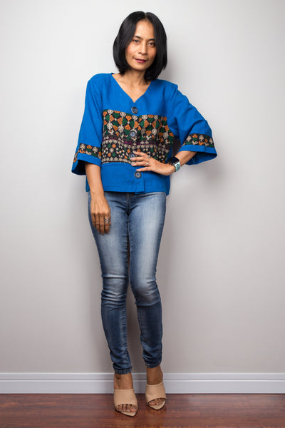 Hill tribe Blouse Top