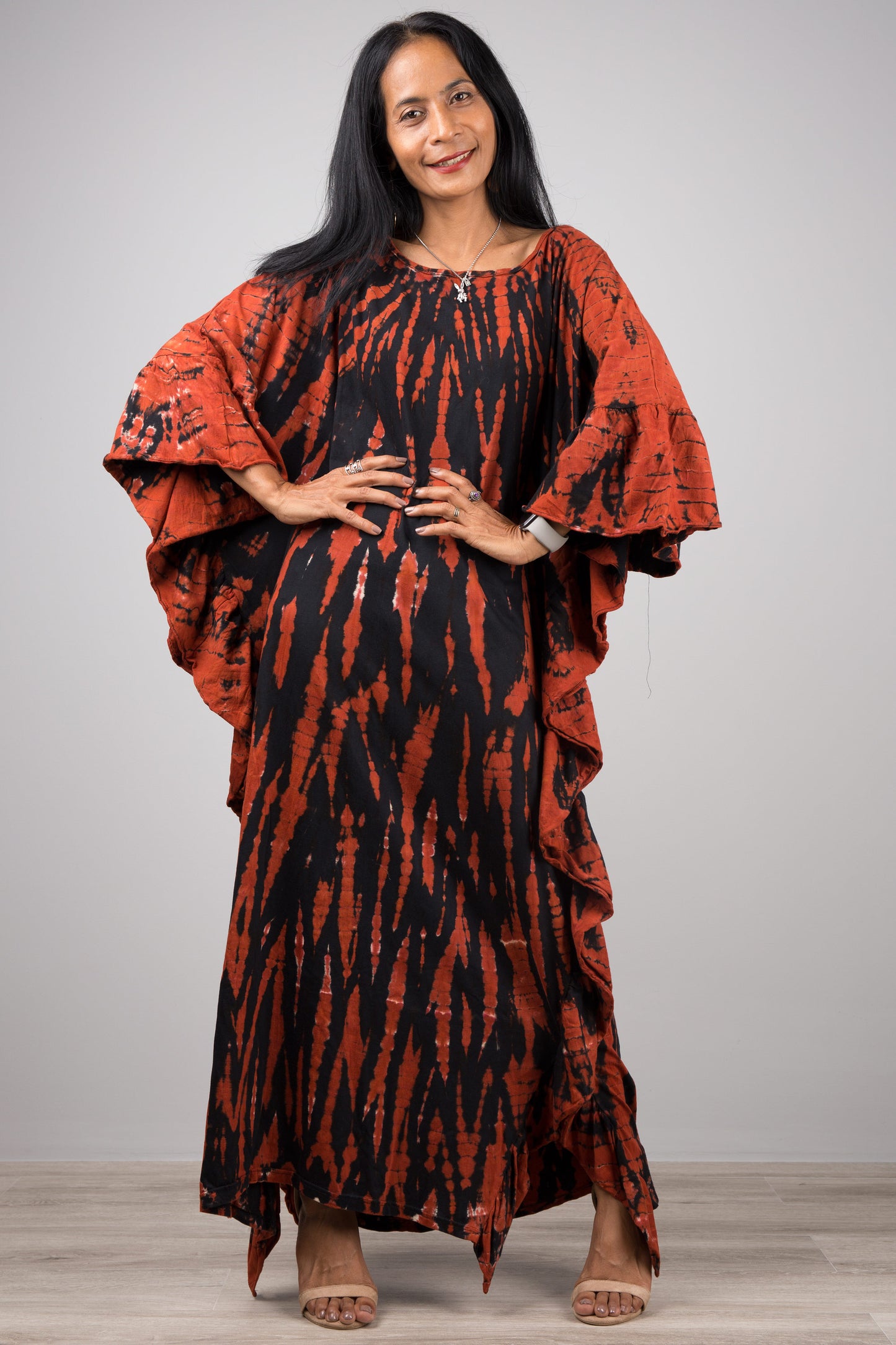 Tie dye kaftan