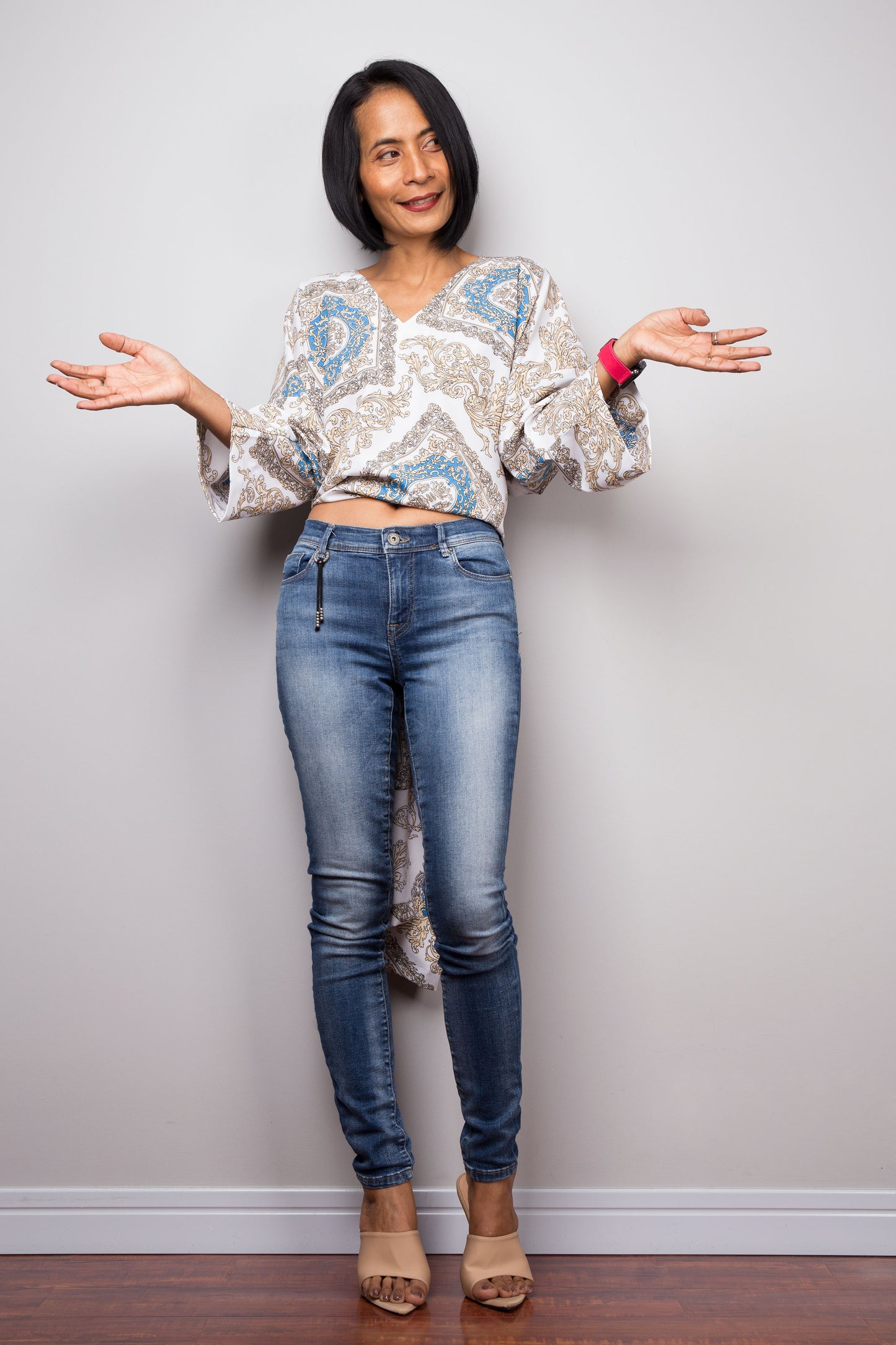 Baroque Kaftan top