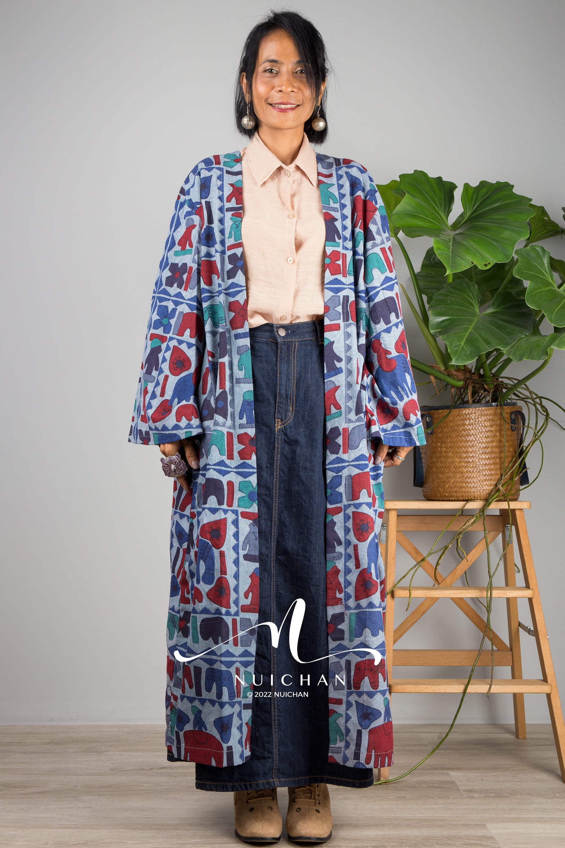 Nuichan women's kimono top | Bohemian Long Cardigan