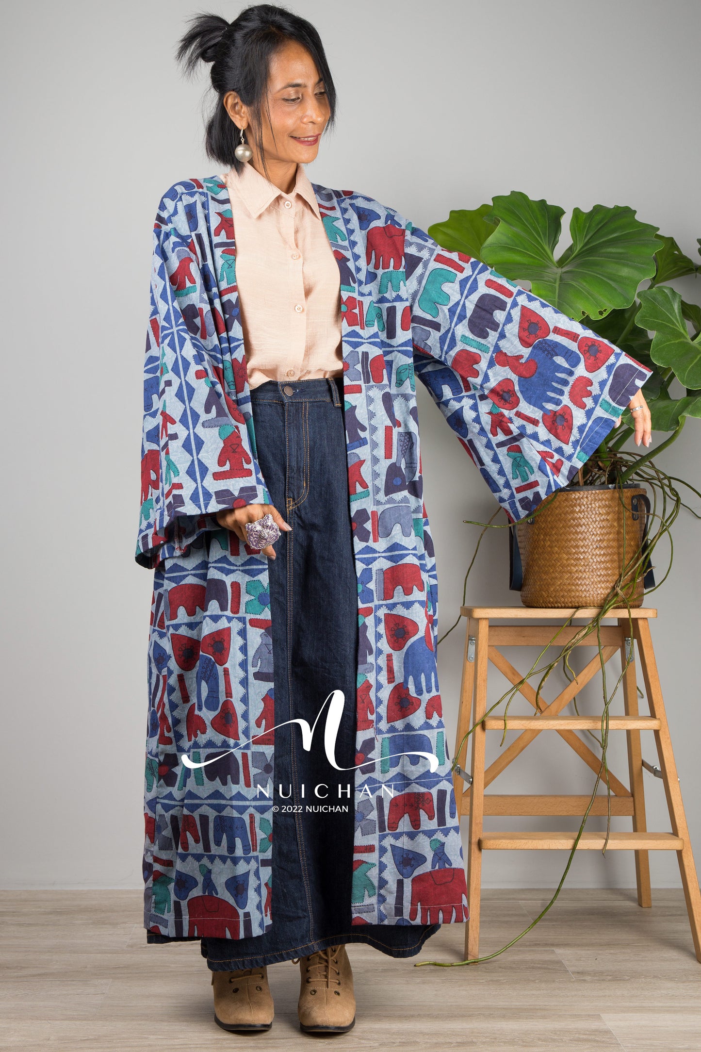 Nuichan women's kimono top | Bohemian Long Cardigan