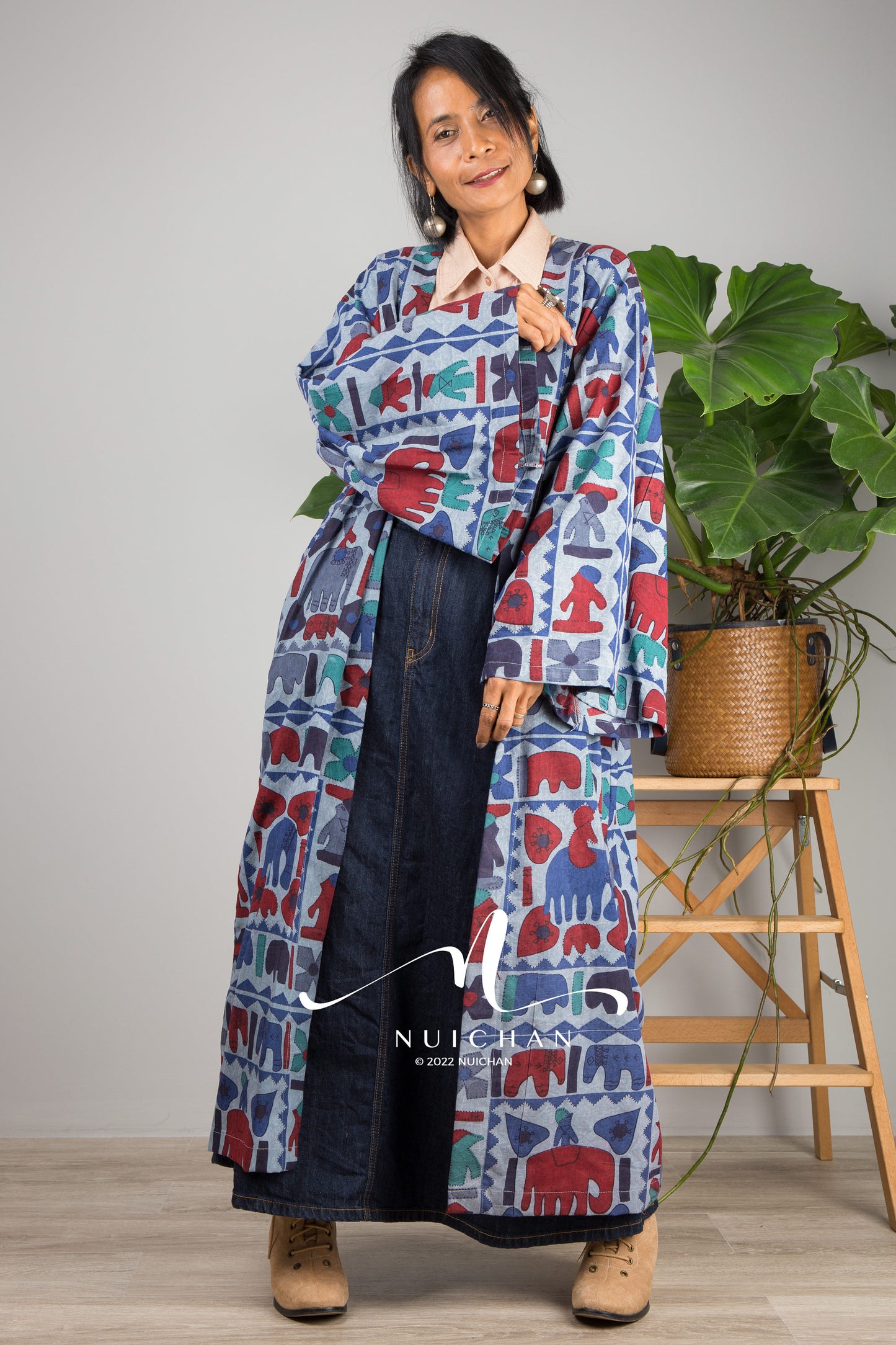 Nuichan women's kimono top | Bohemian Long Cardigan