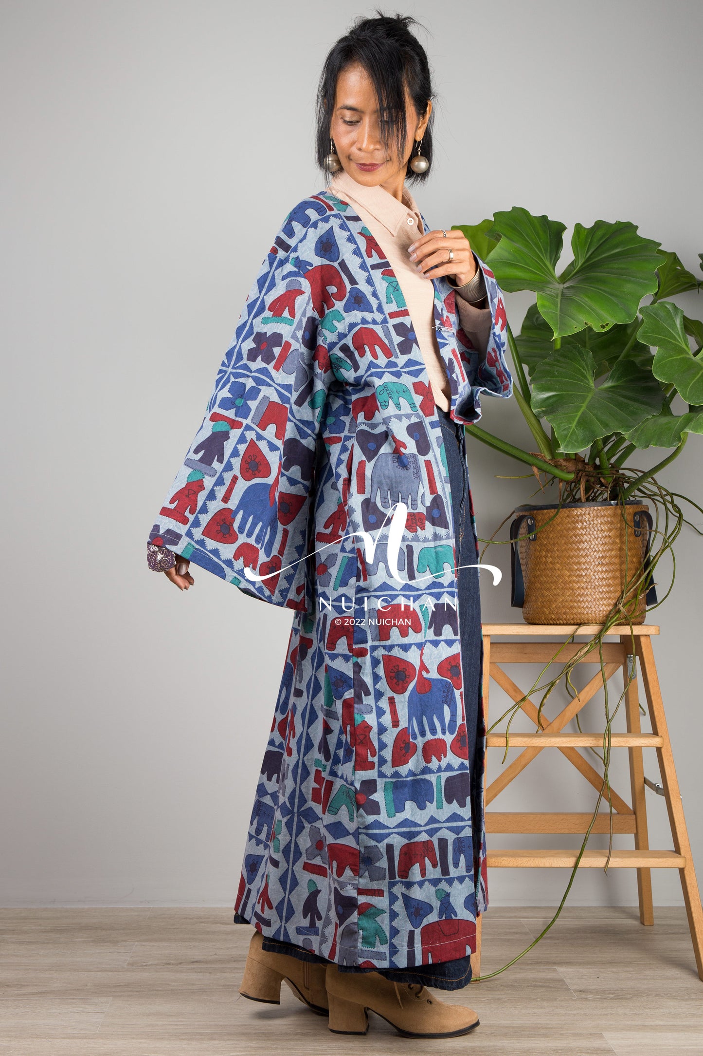 Nuichan women's kimono top | Bohemian Long Cardigan