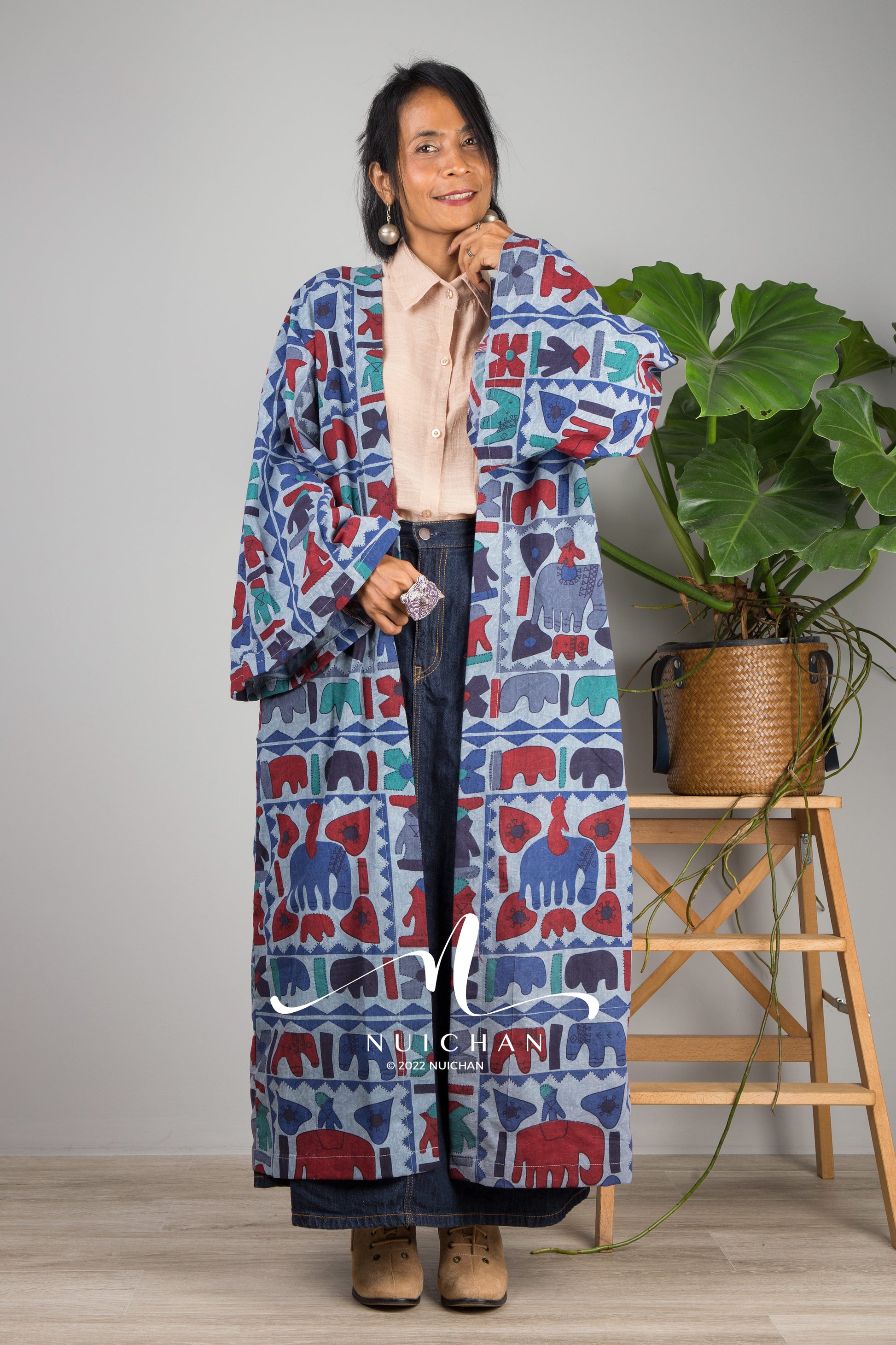 Nuichan women's kimono top | Bohemian Long Cardigan