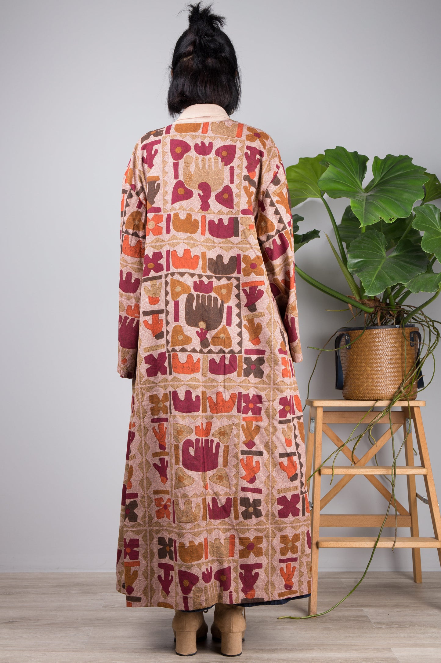 Nuichan women's open front cardigan, cotton kimono duster vest