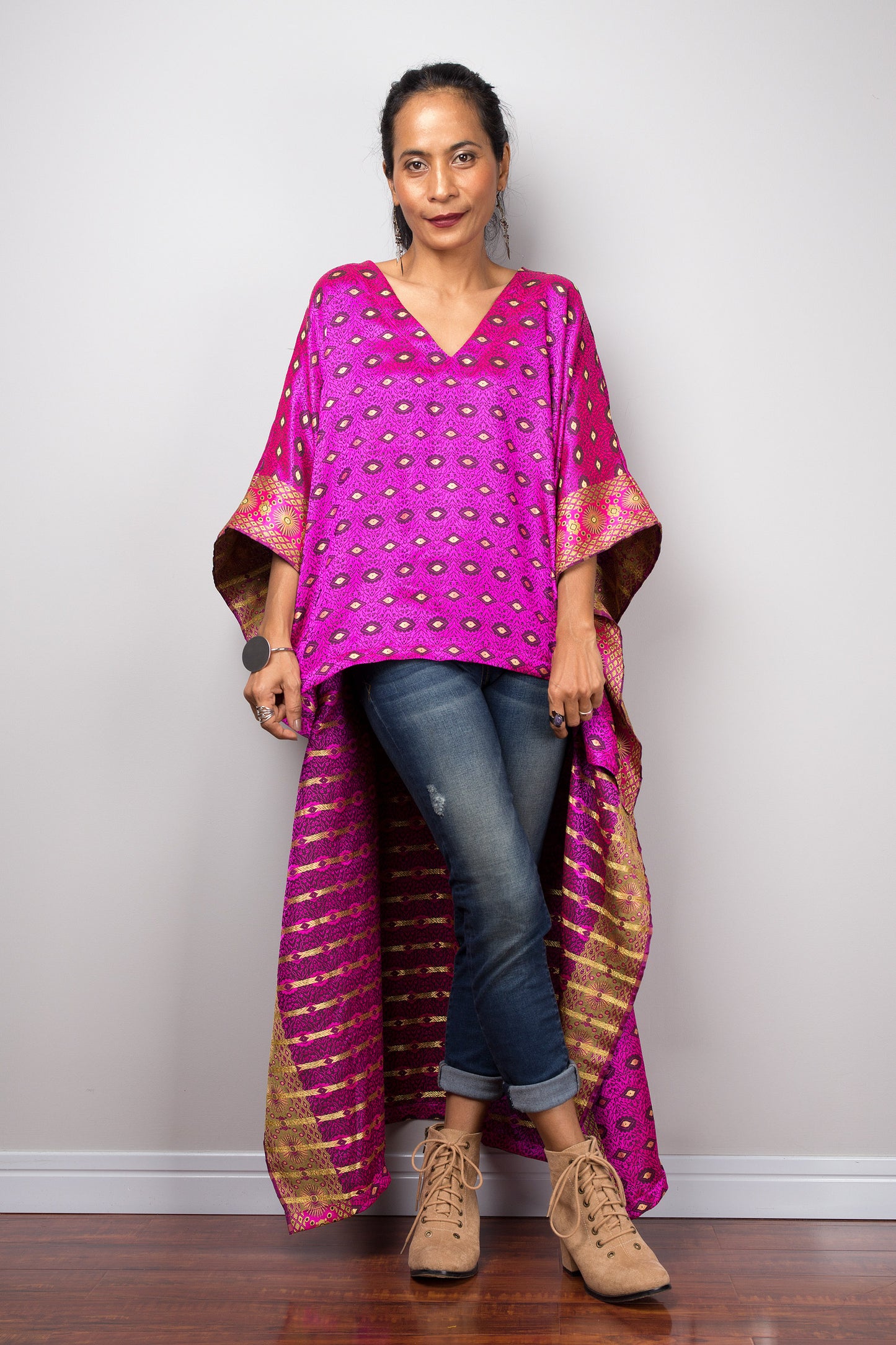 Short front kaftan top