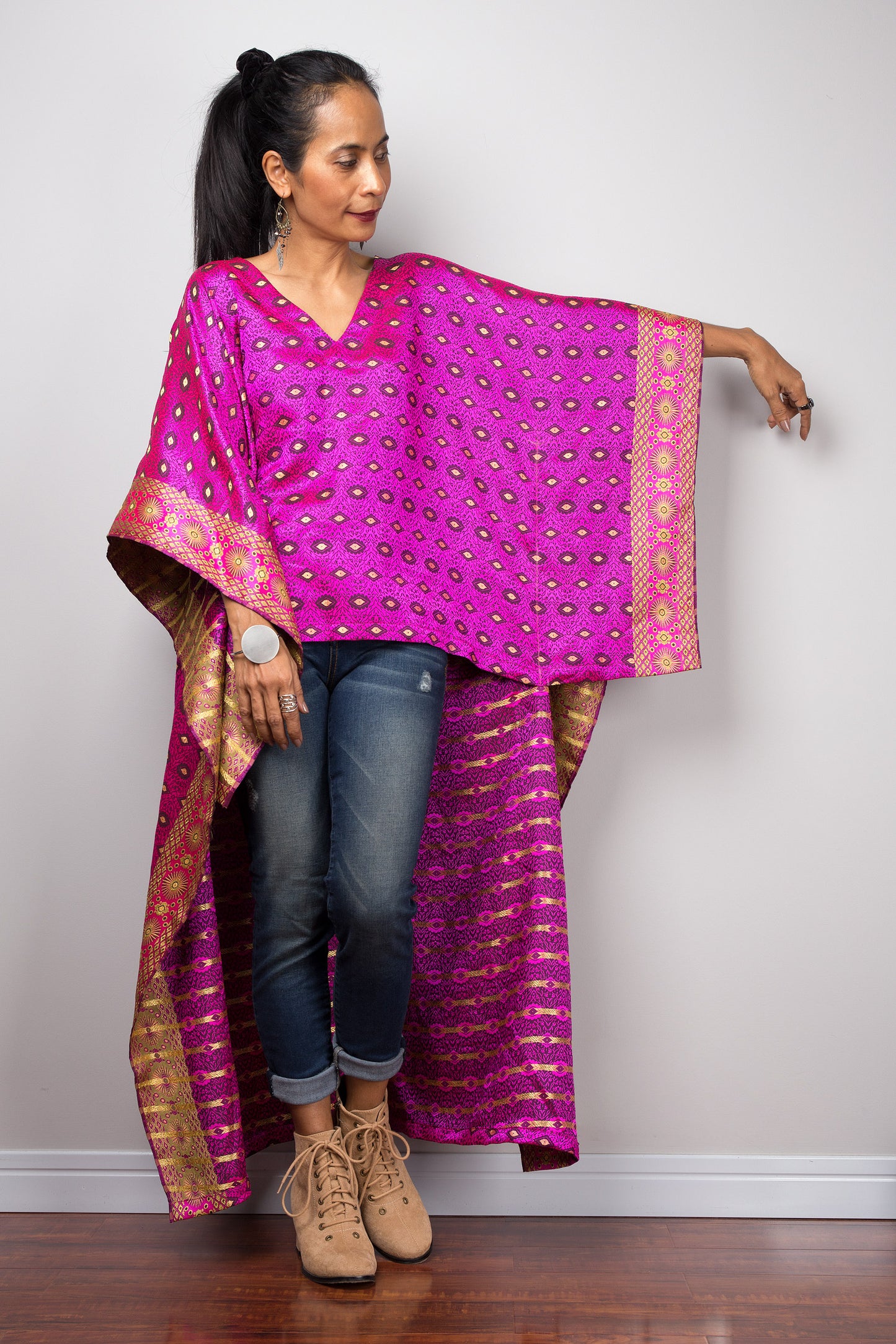 Short front kaftan top