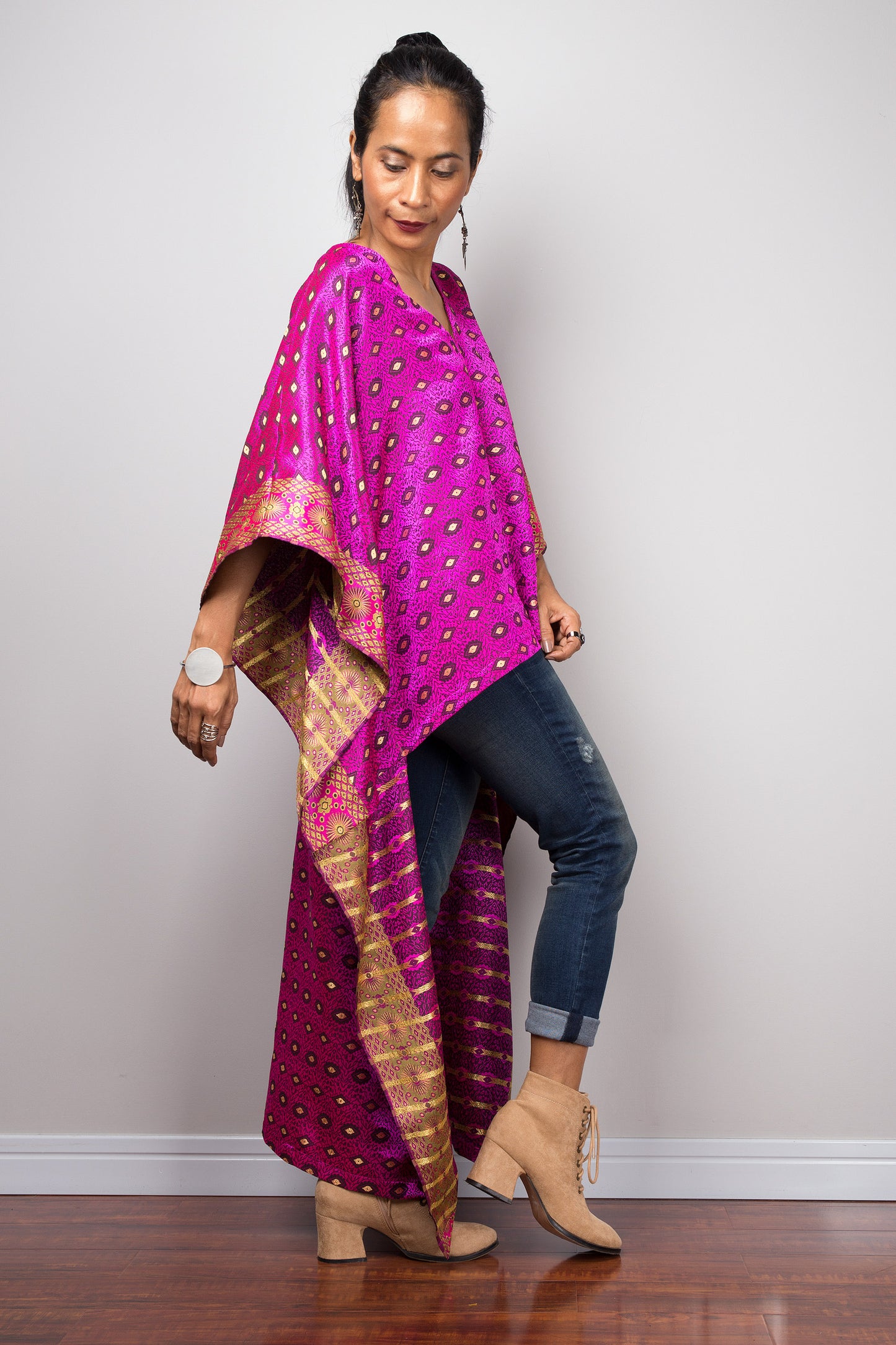 Short front kaftan top