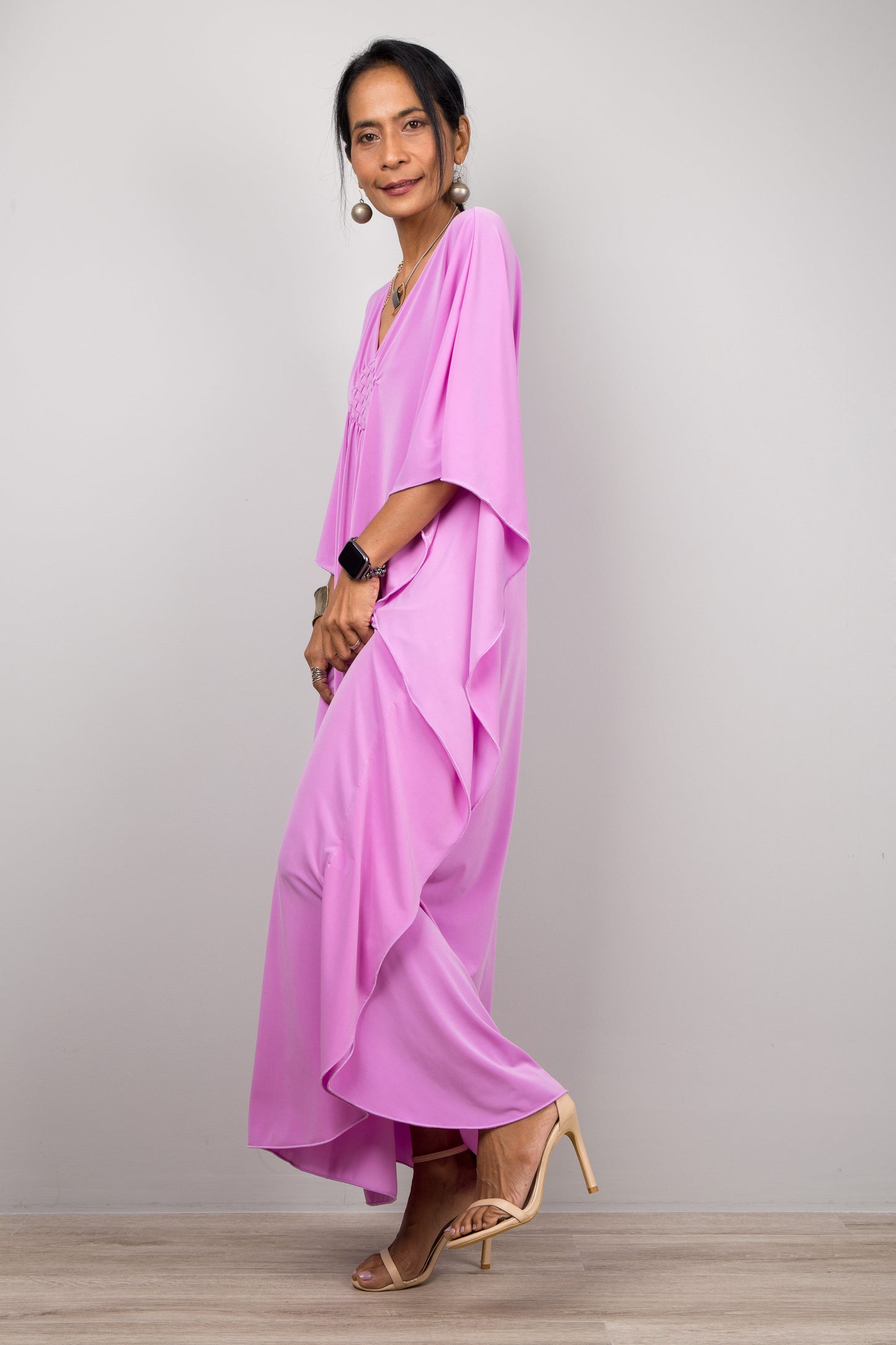 Petite kaftan dress by Nuichan. Small caftan for petite women