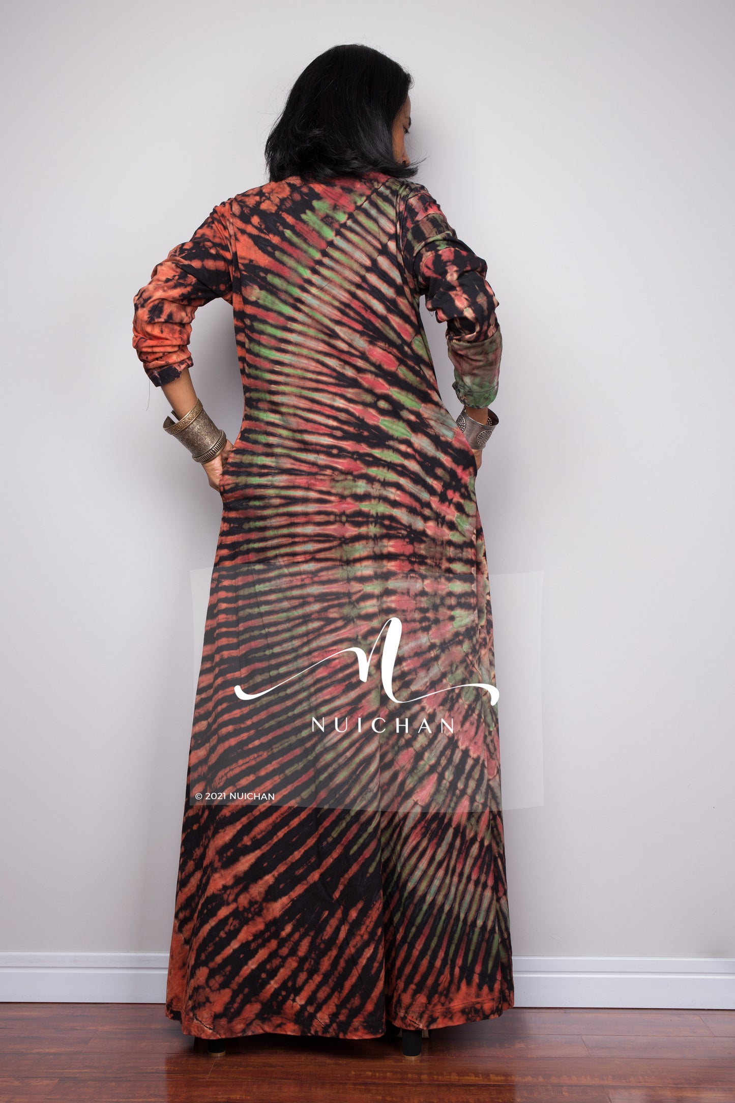 Buy tie dye dress online. Check out Nuichan's tie dye designs