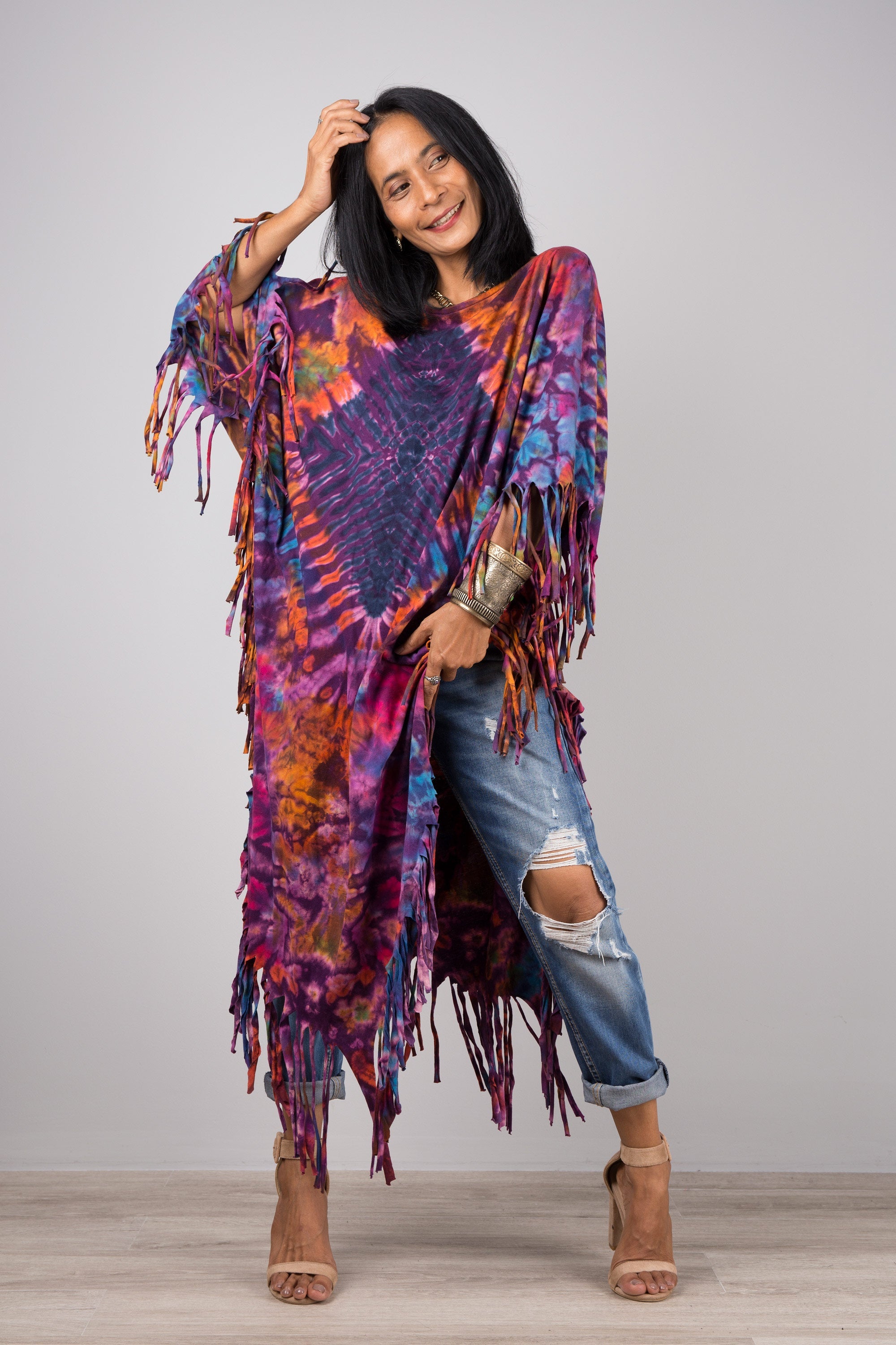 Tie Dye dresses & cardigans. Buy tie dye kaftans online. – Nuichan