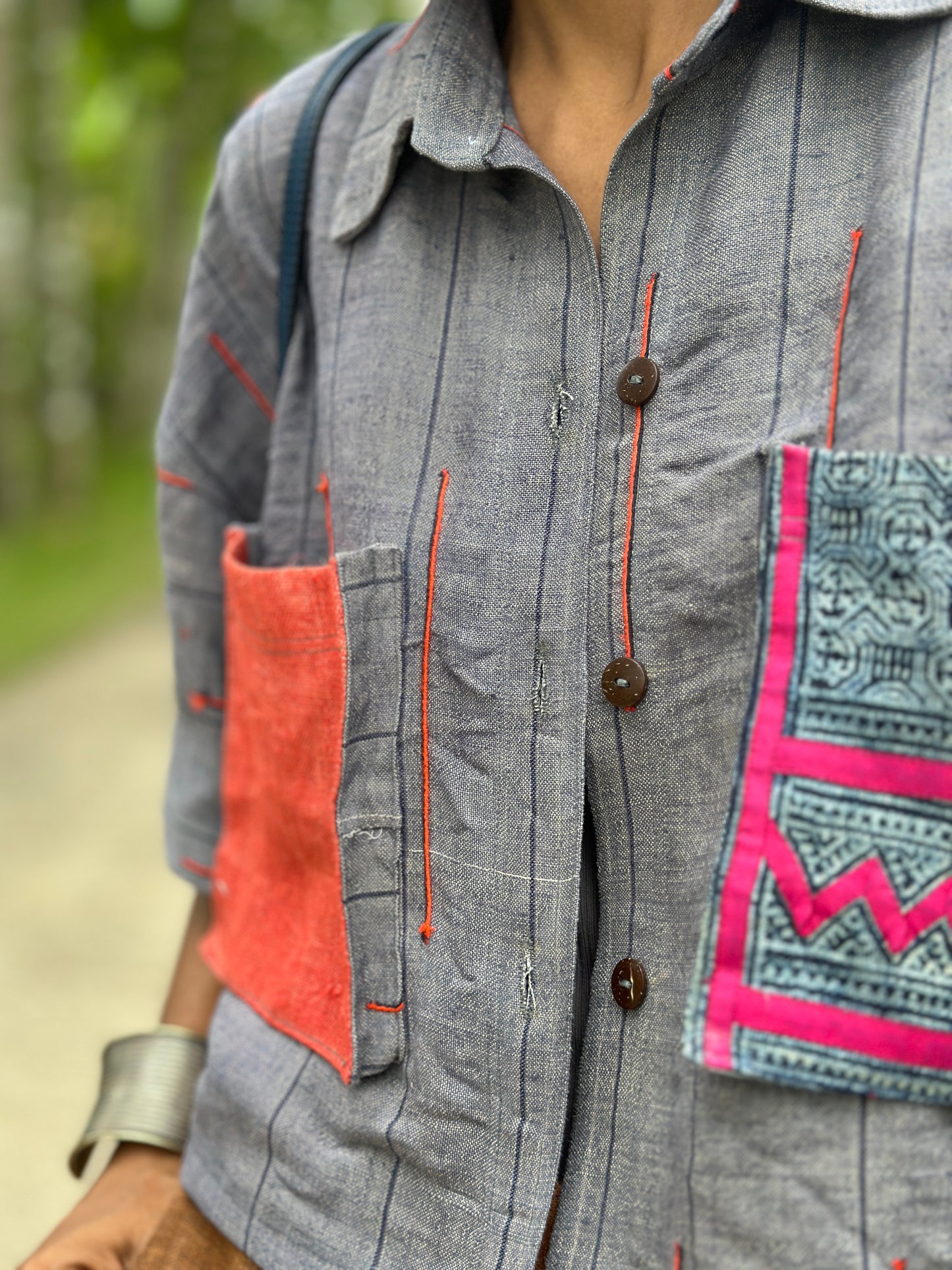 Crop shirt (jacket)