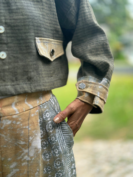 Batik hemp pants